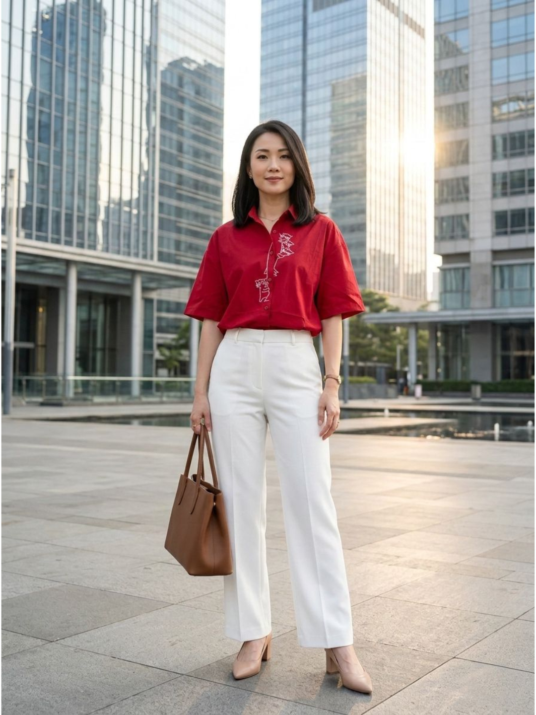 Bridget Cotton Blouse - Maroon