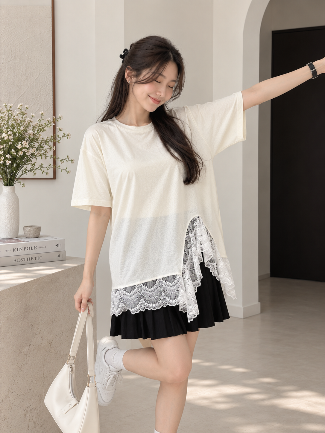 Kendal Lace Blouse - Cream