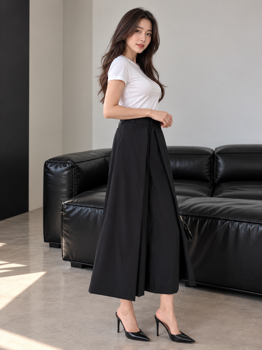 Okland Cullotes Pants - Black