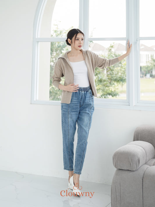 Ace Baggy Denim Pants - Light Blue