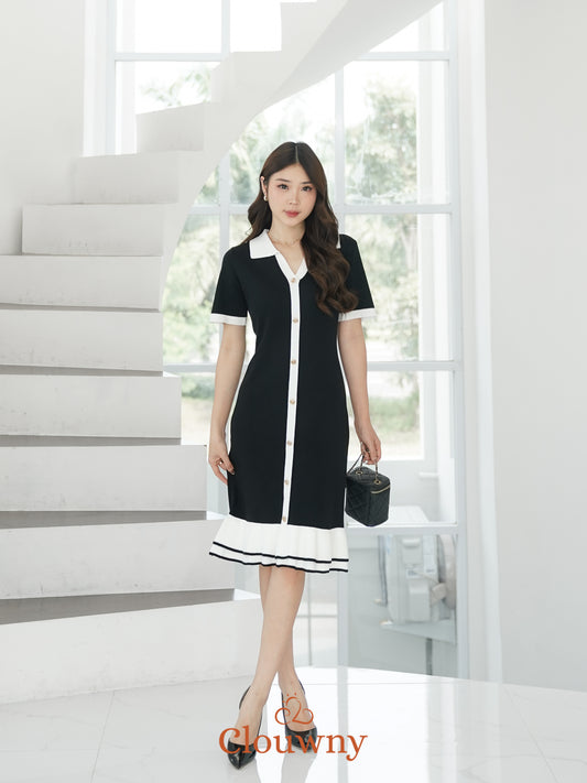 Malia Knit Dress - Black