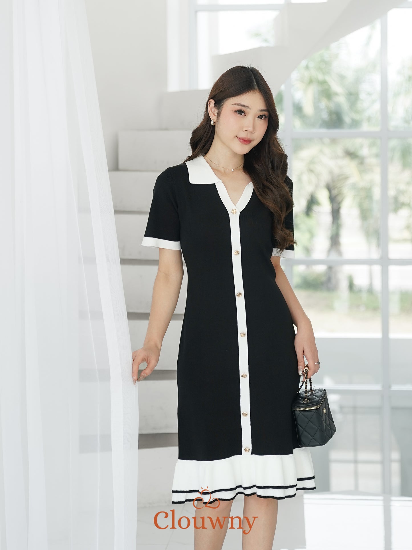 Malia Knit Dress - Black