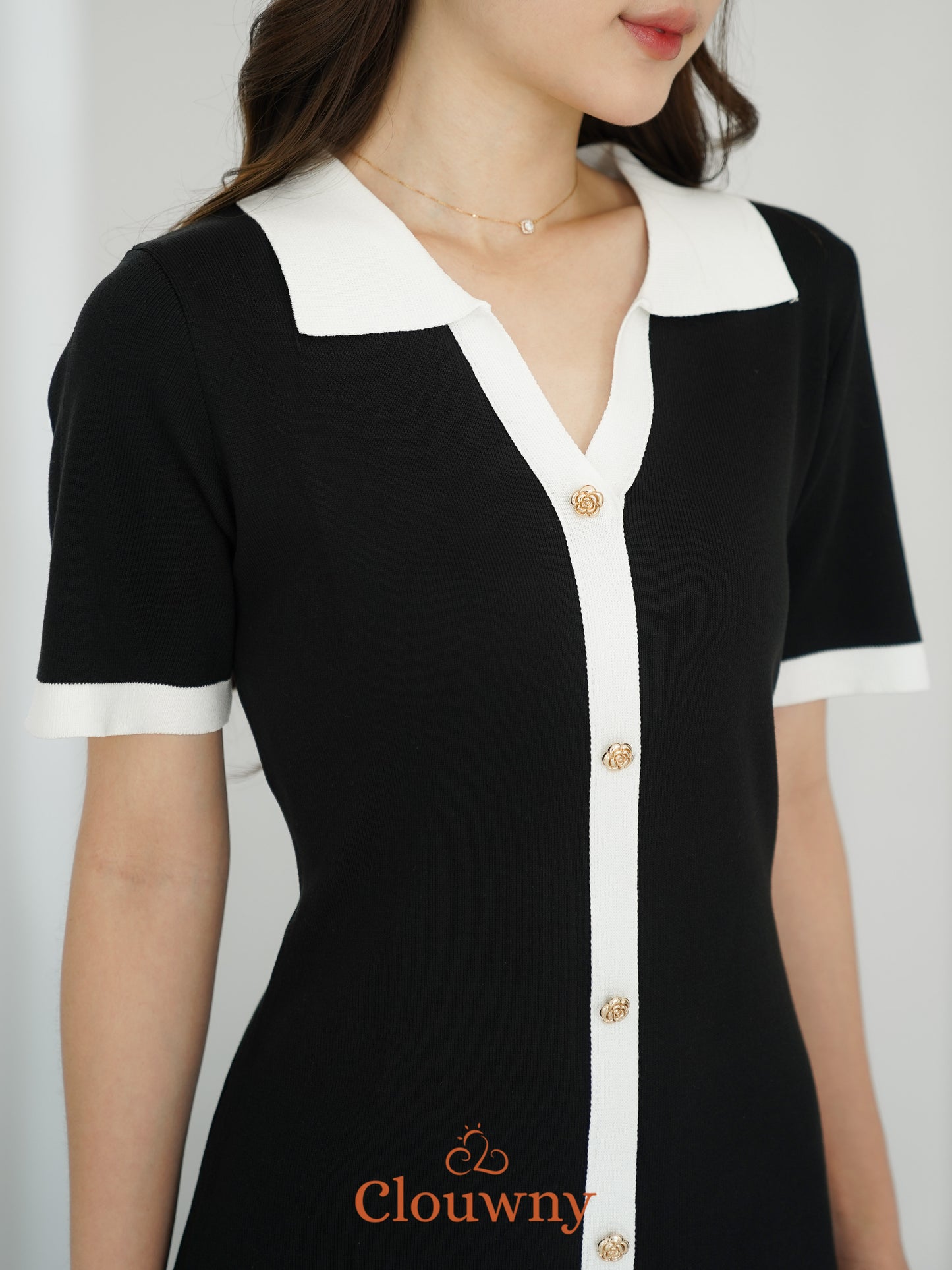 Malia Knit Dress - Black
