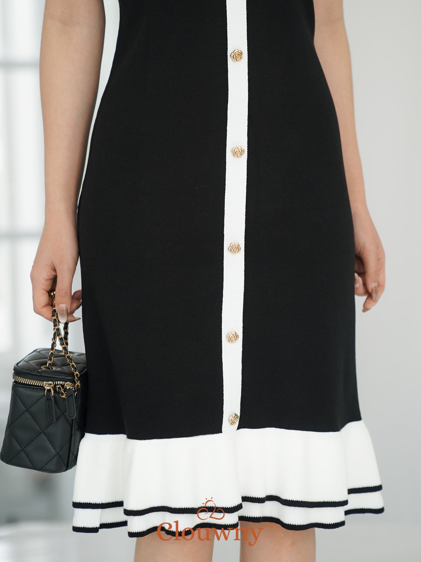 Malia Knit Dress - Black