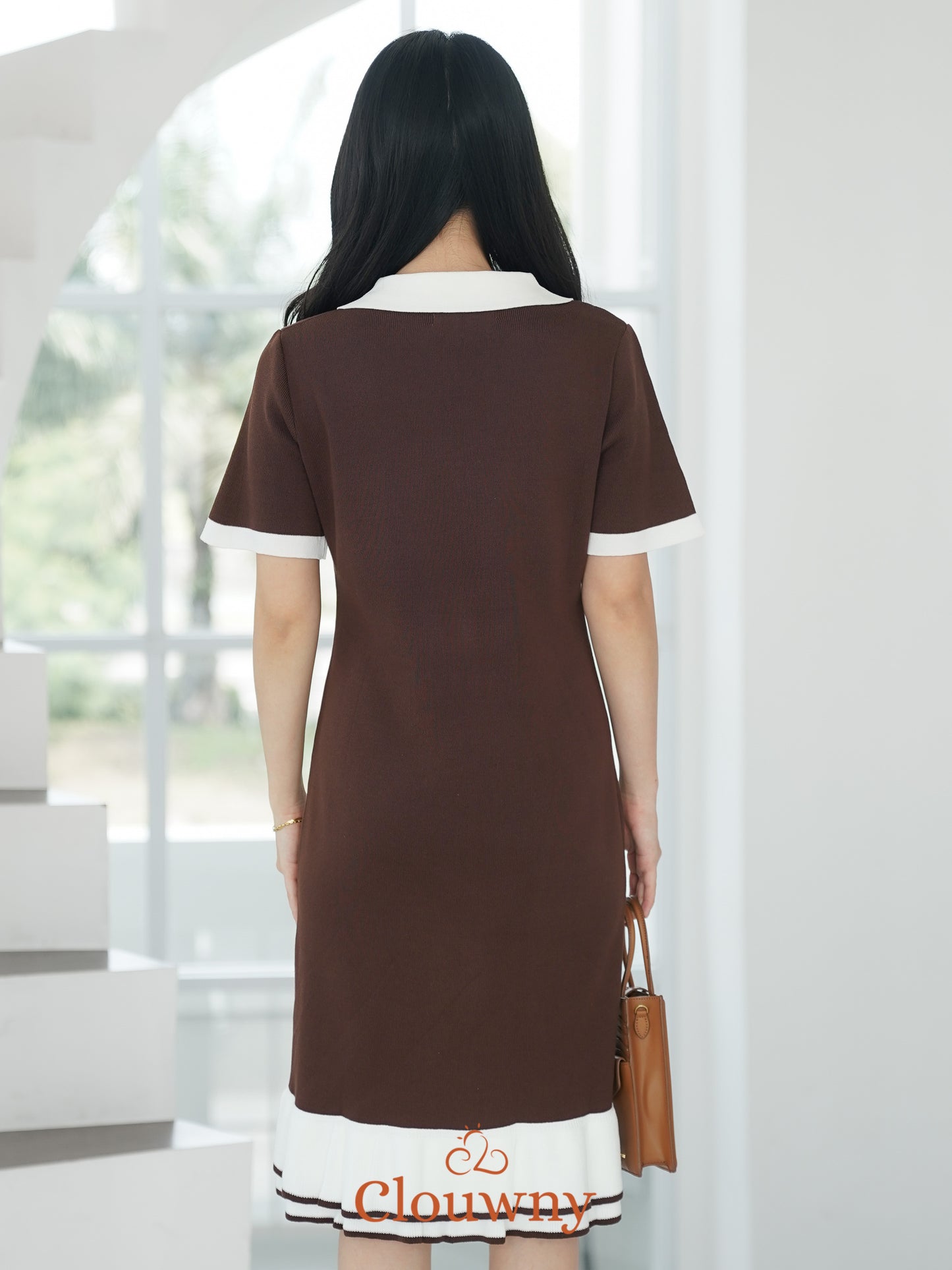 Malia Knit Dress - Coffee