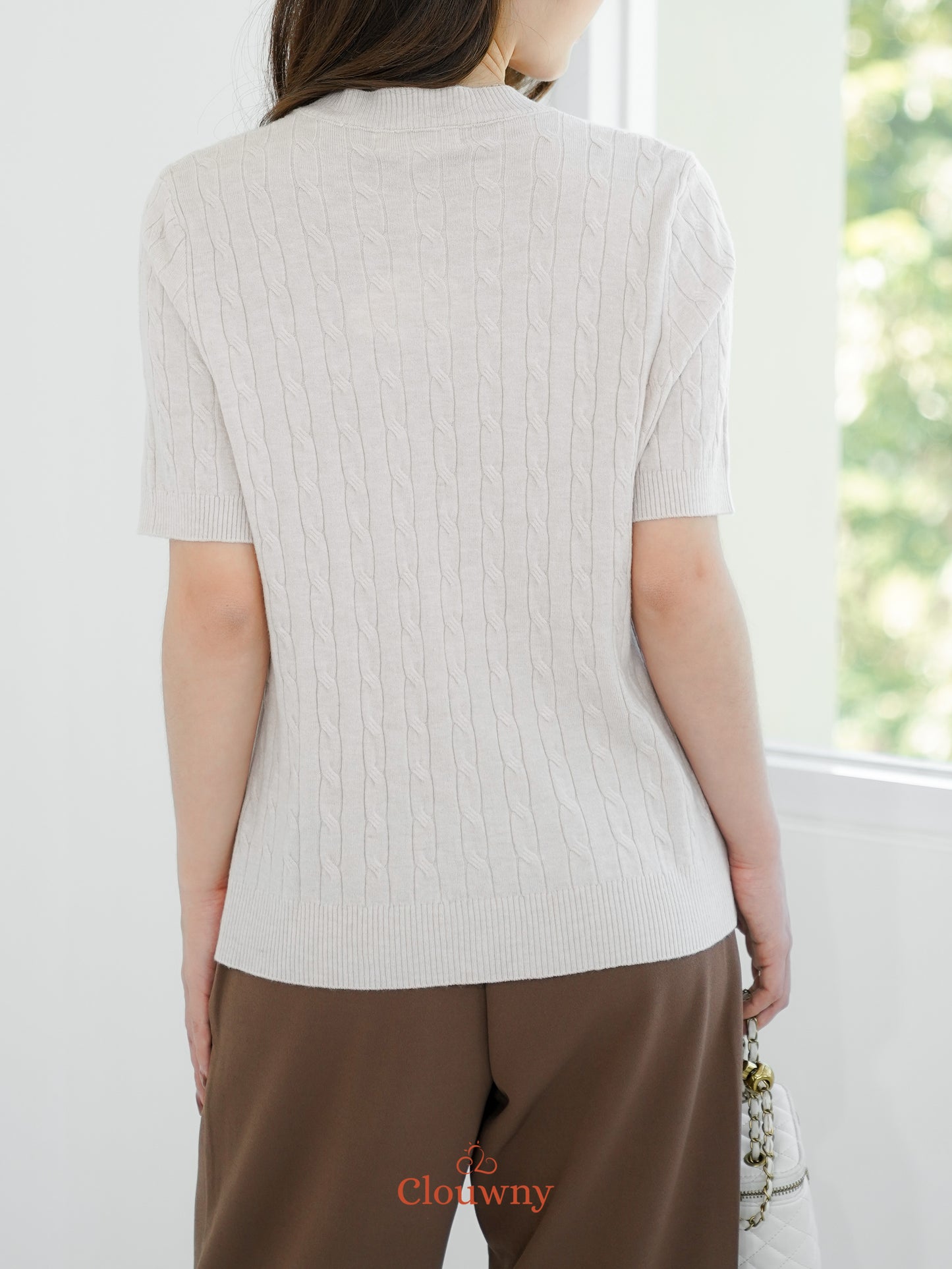 Vienna Knit Top - Oat