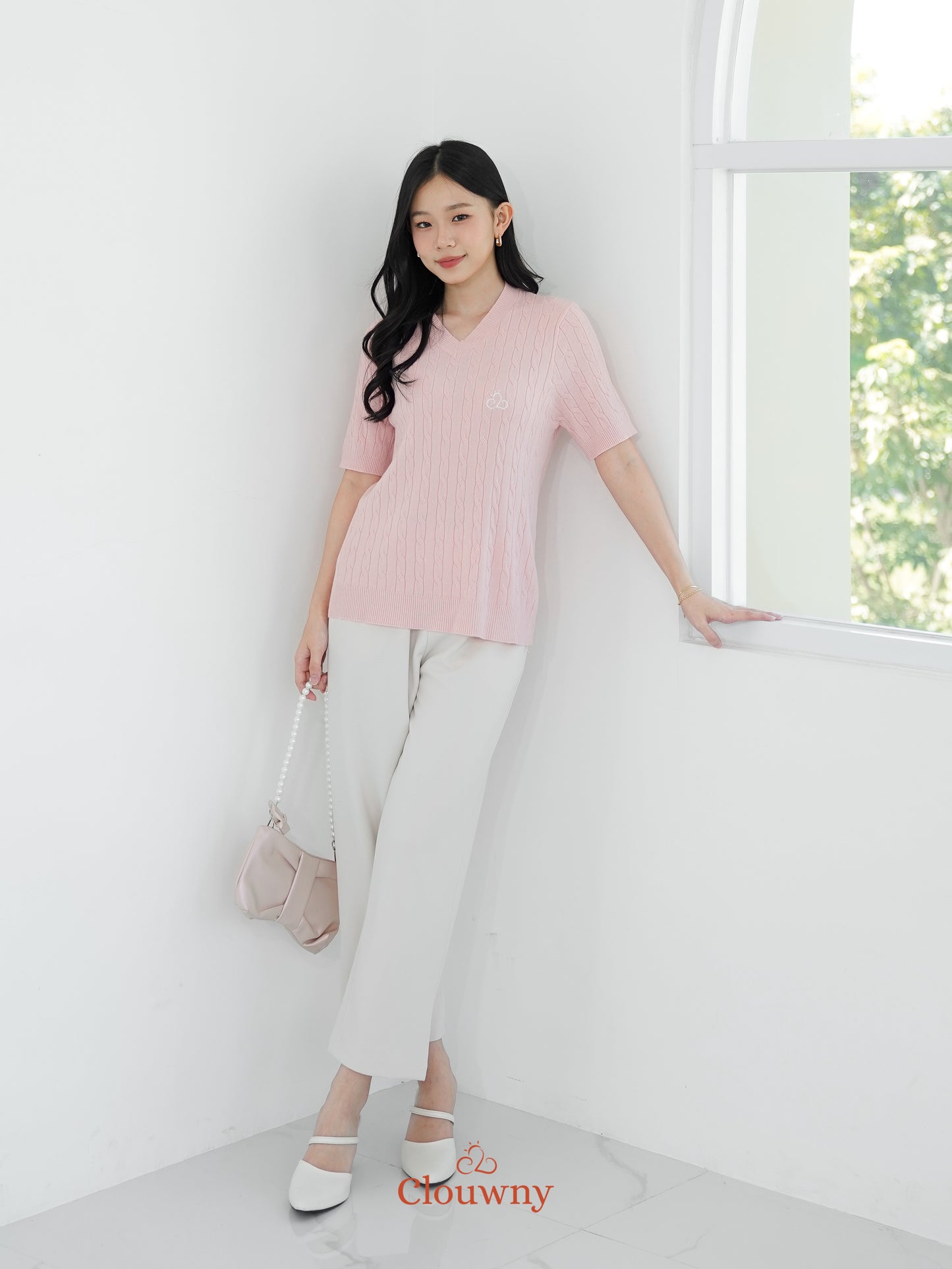 Vienna Knit Top - Pink