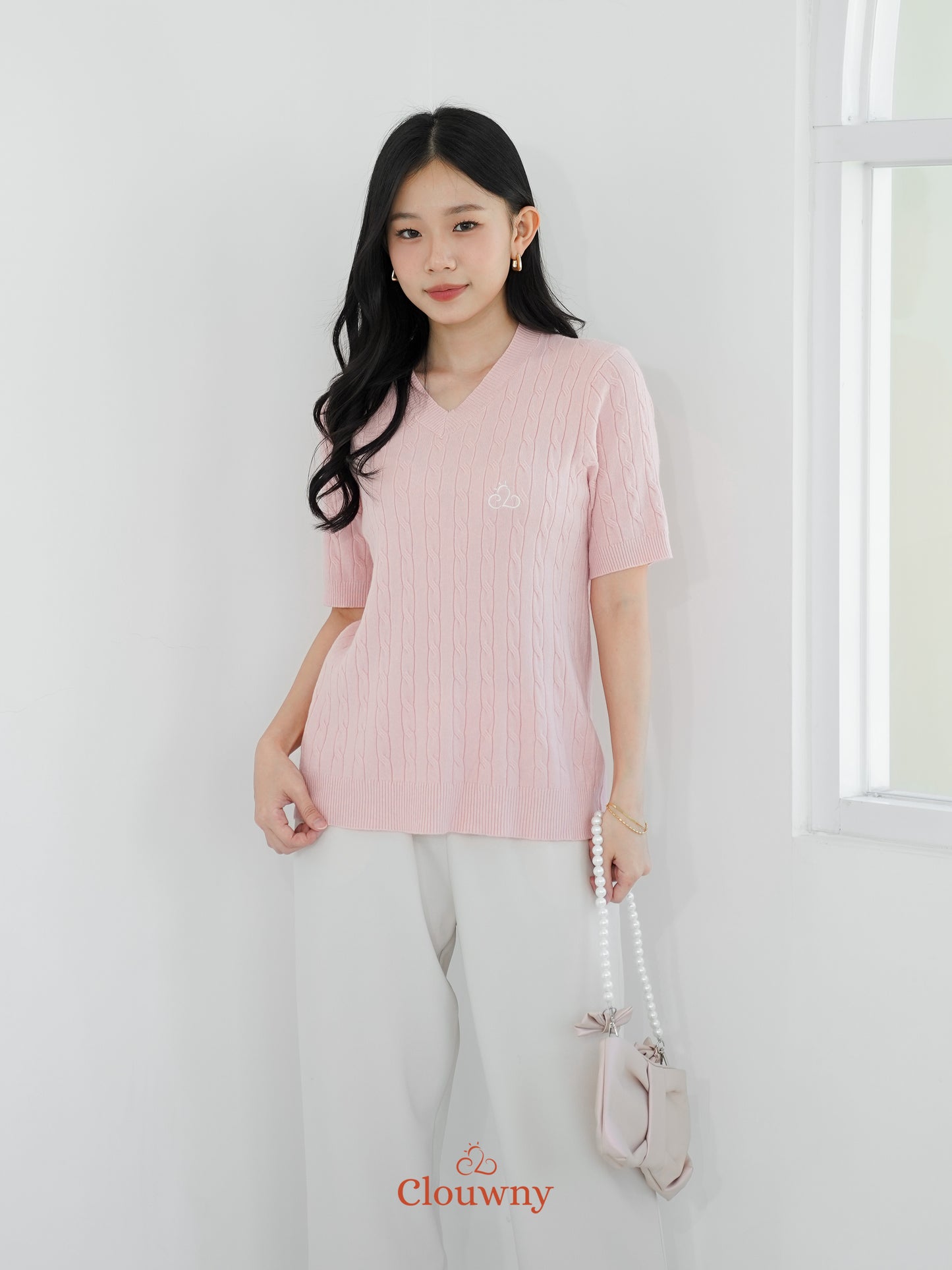 Vienna Knit Top - Pink