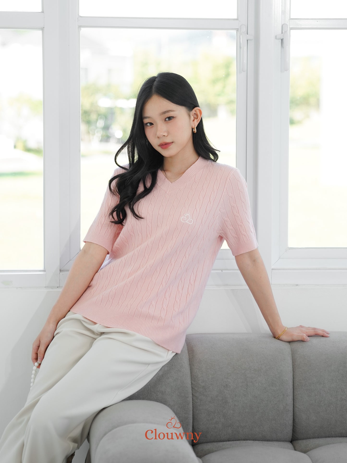 Vienna Knit Top - Pink
