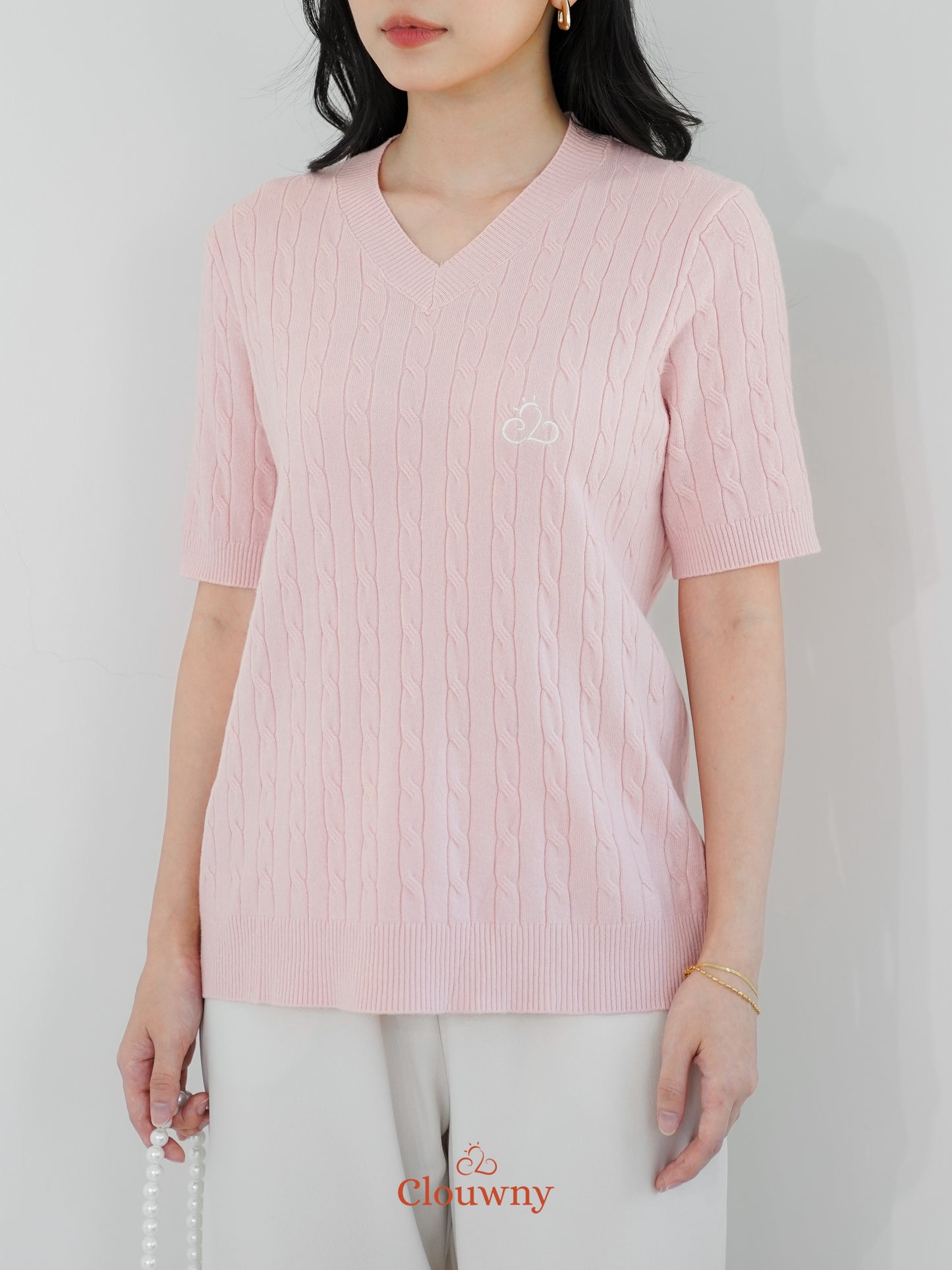 Vienna Knit Top - Pink