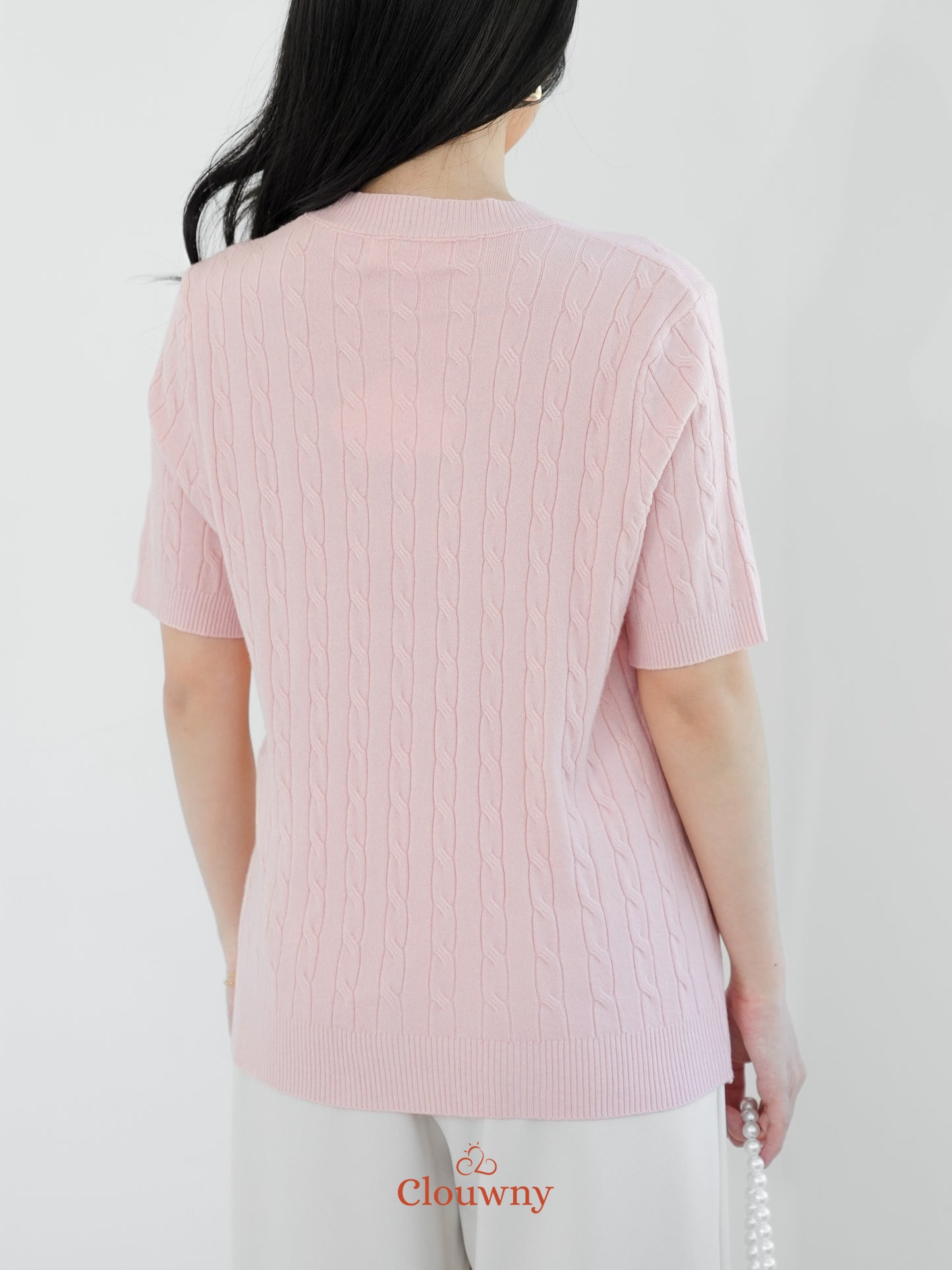 Vienna Knit Top - Pink