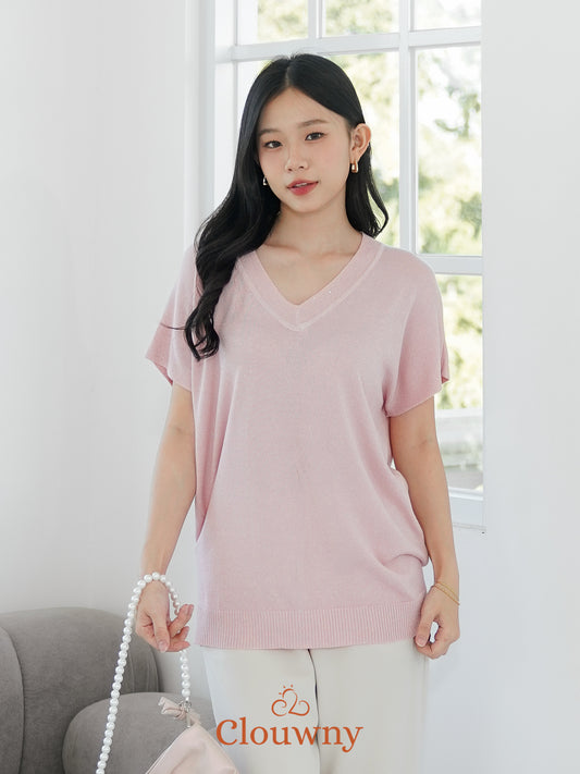 Varen Glitter Top - Pink
