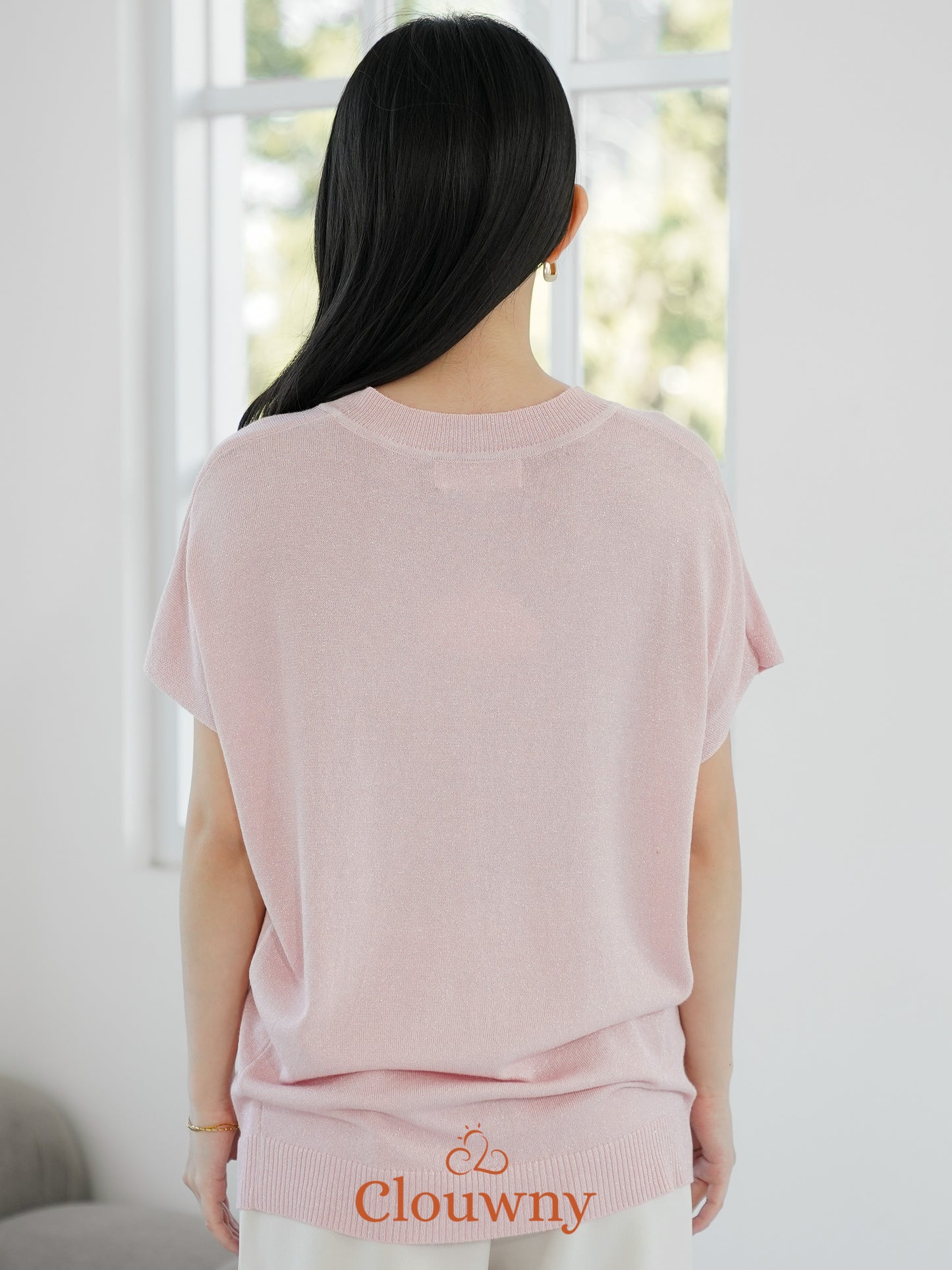 Varen Glitter Top - Pink