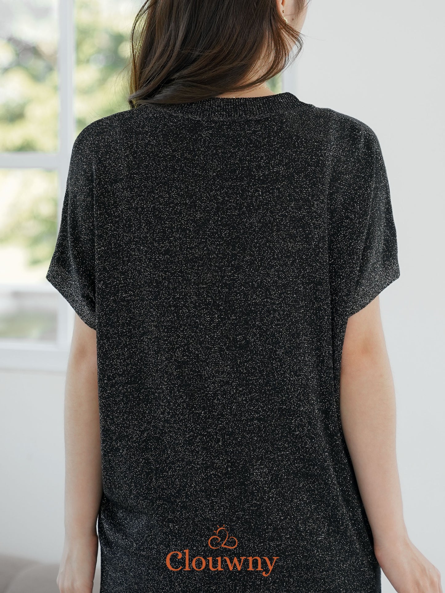 Varen Glitter Top - Black