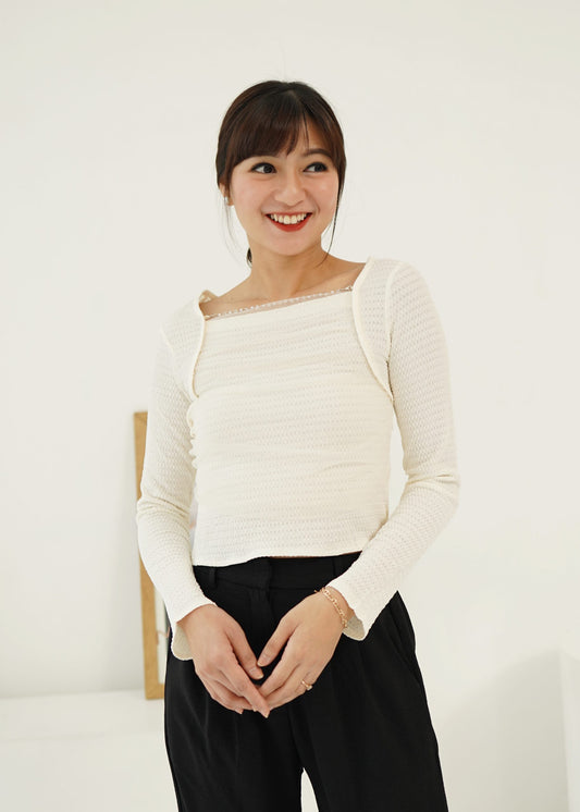 Moja Pearl Longsleeve - Cream