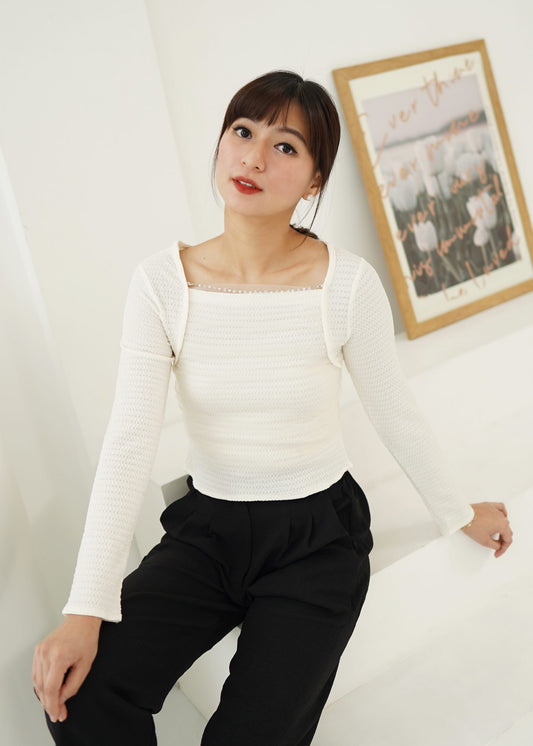 Moja Pearl Longsleeve - Cream
