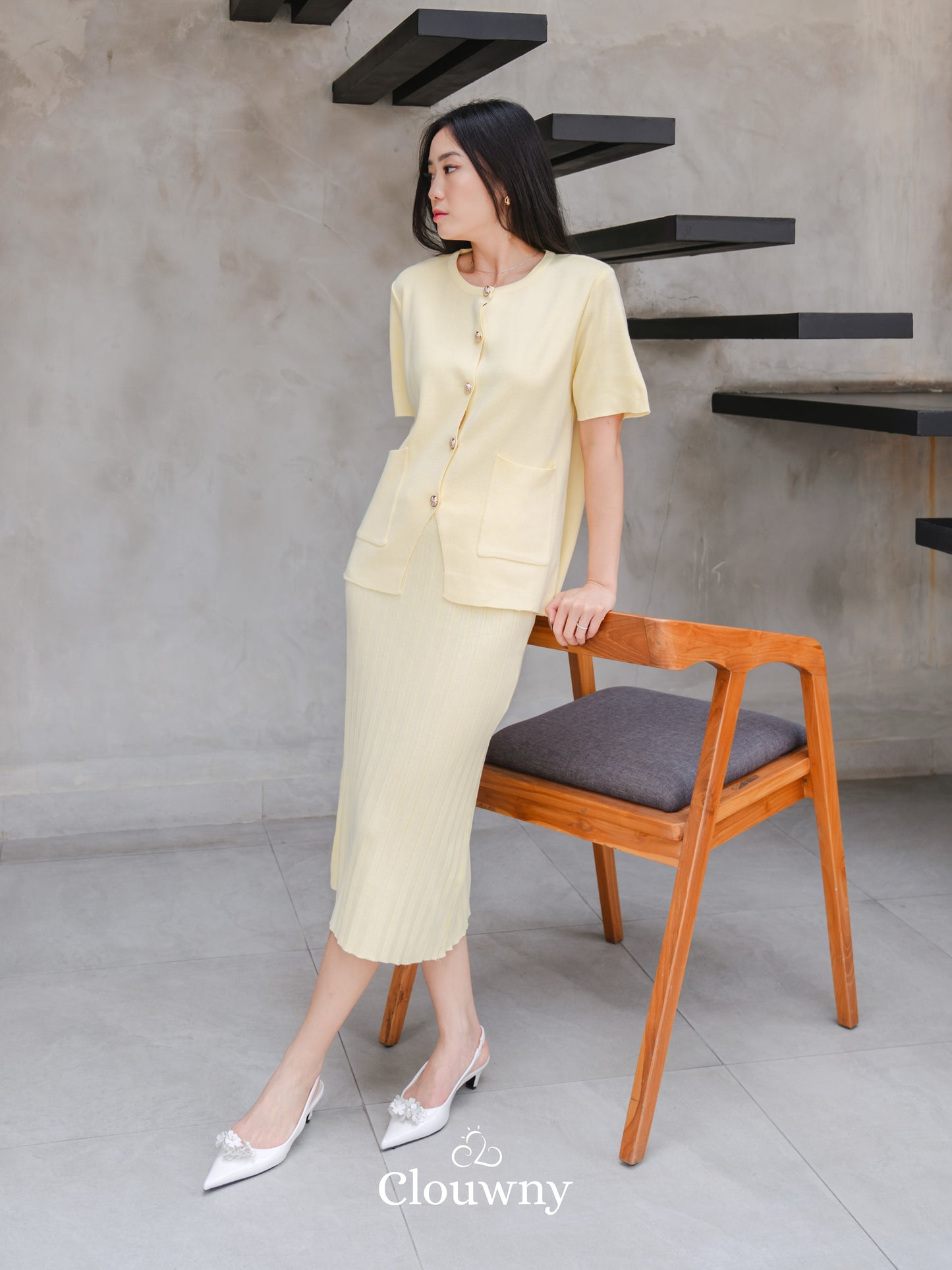 Sorell Knit Set -Yellow