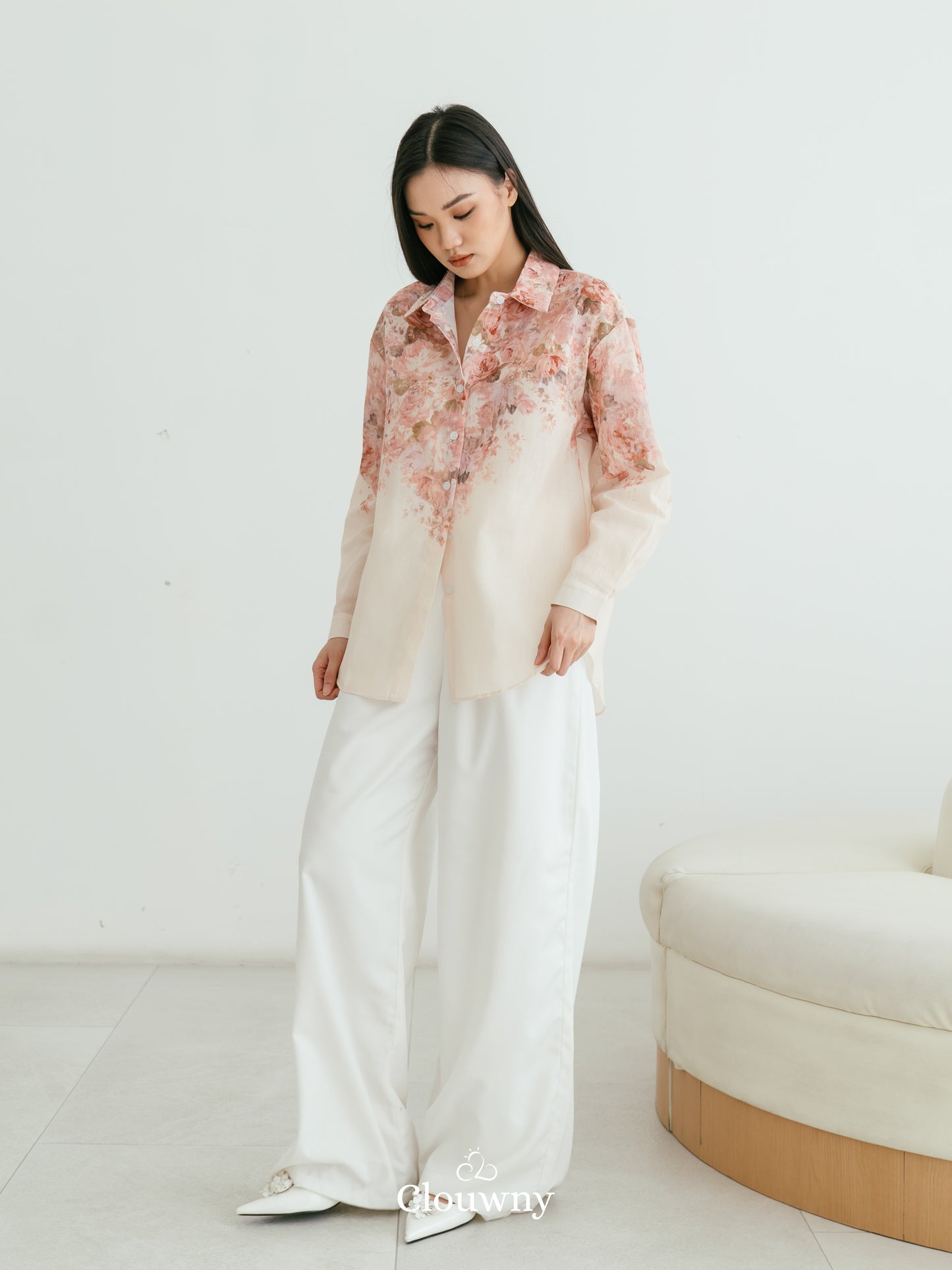 Windy Flower Blouse - Pink