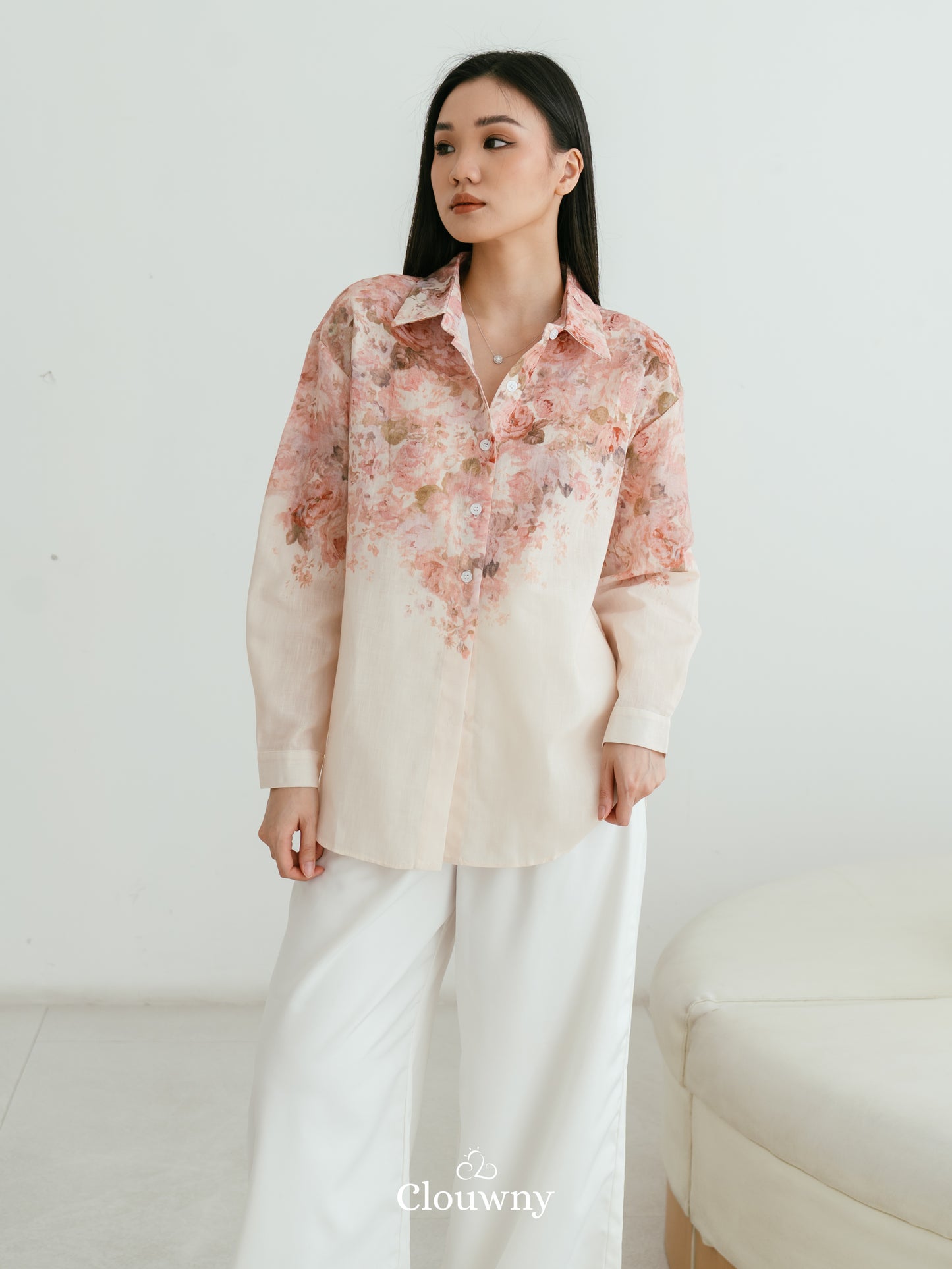 Windy Flower Blouse - Pink