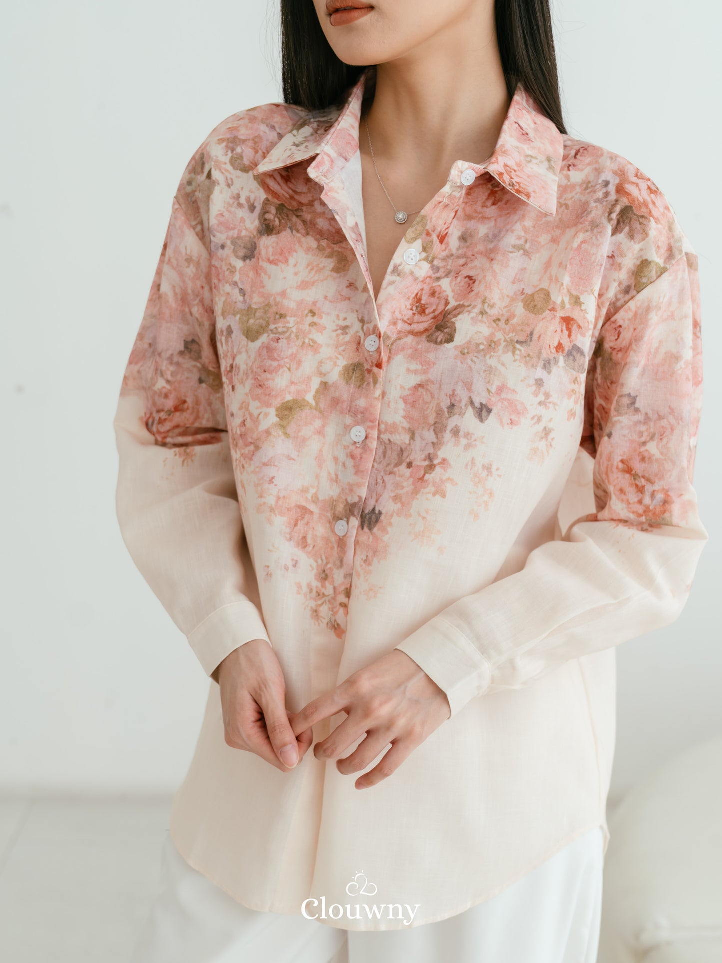 Windy Flower Blouse - Pink