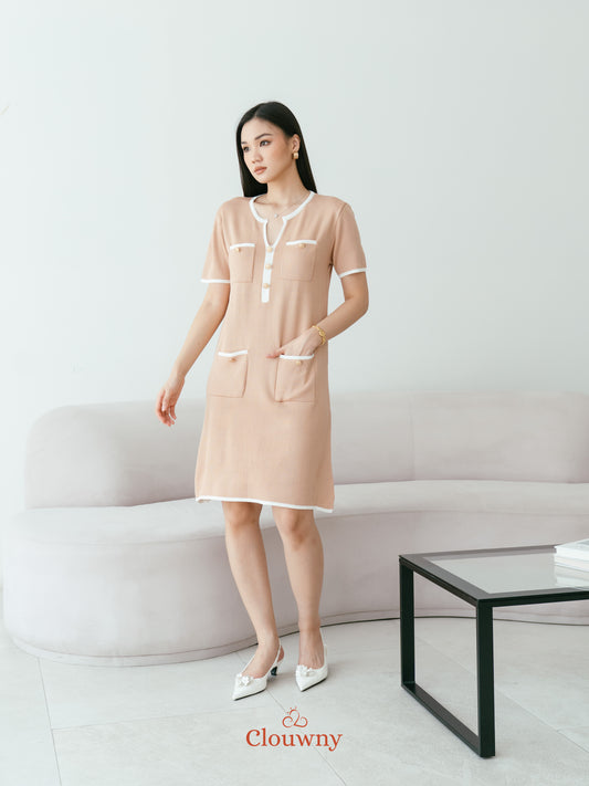 Ventura Knit Dress - Khaki