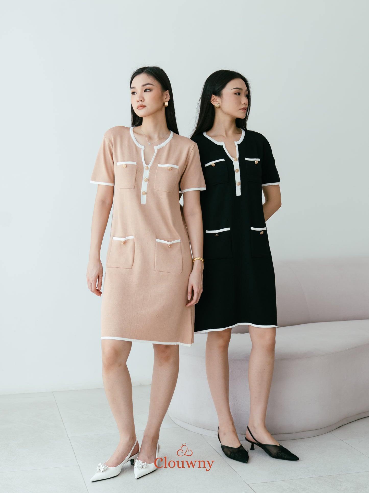 Ventura Knit Dress - Khaki