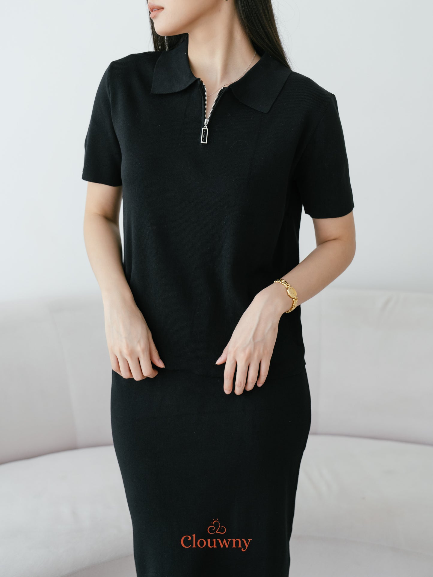 Alani Knit Set - Black