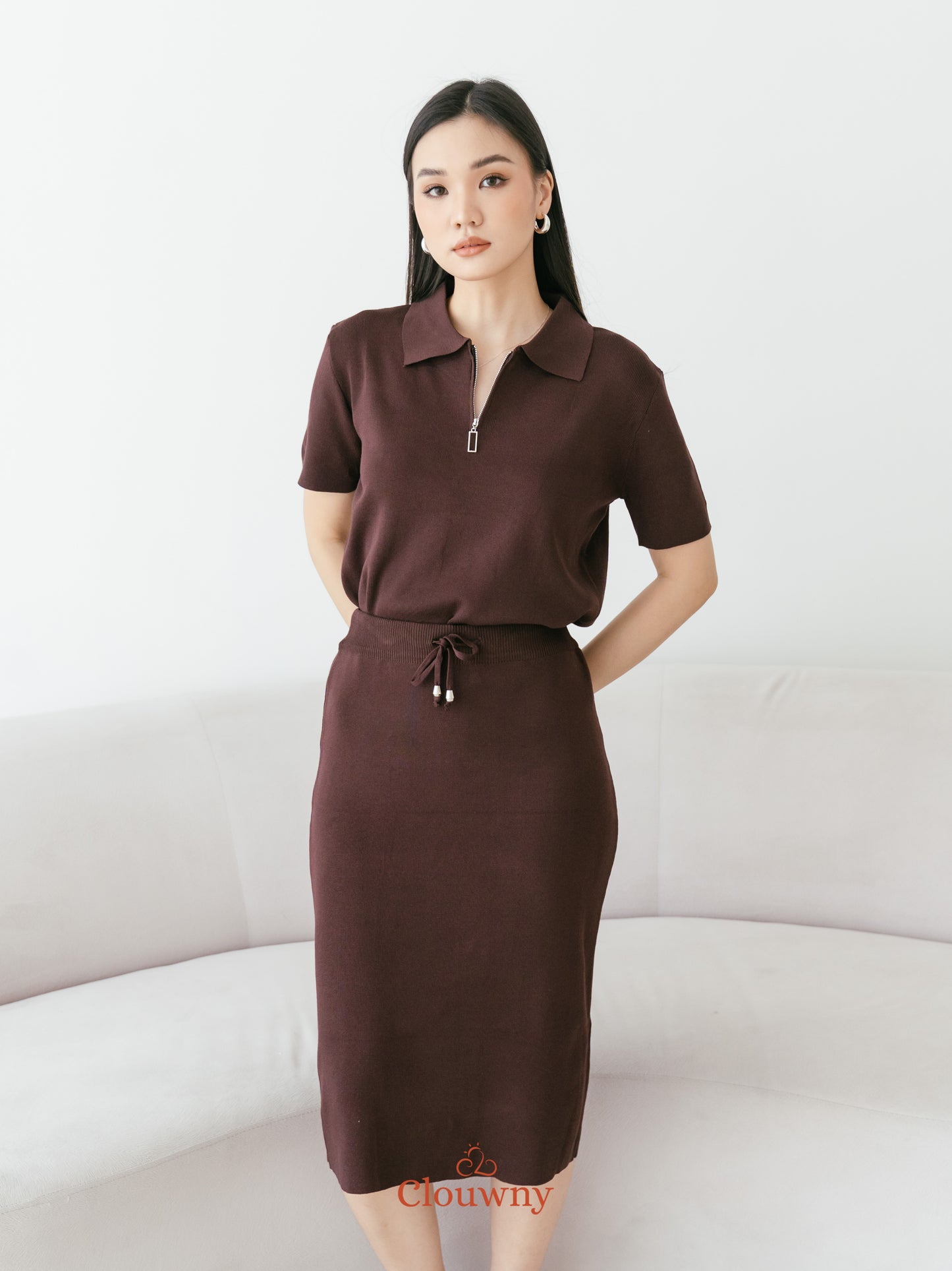 Alani Knit Set - Coffee
