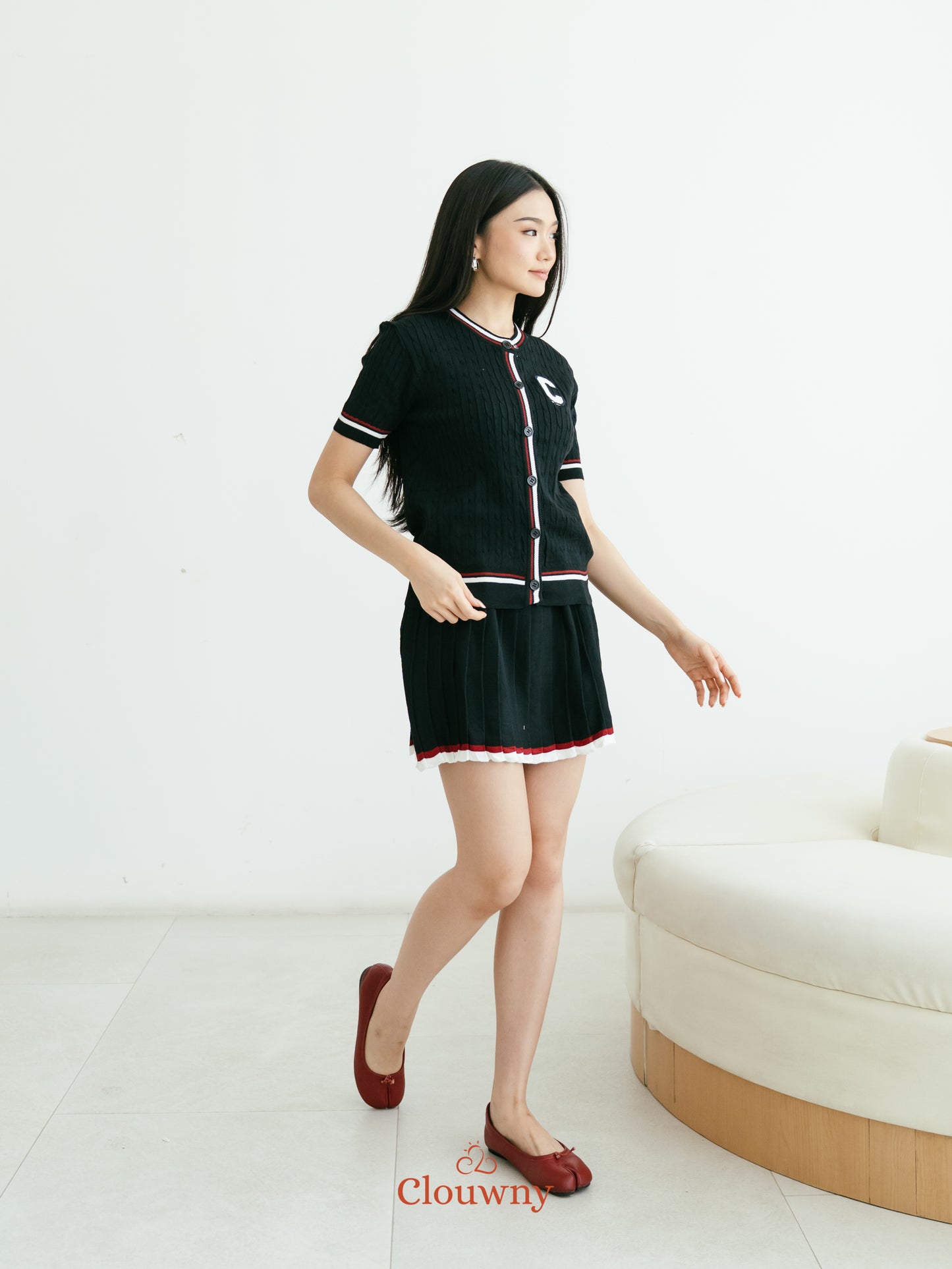 Charlise Knit Set - Black