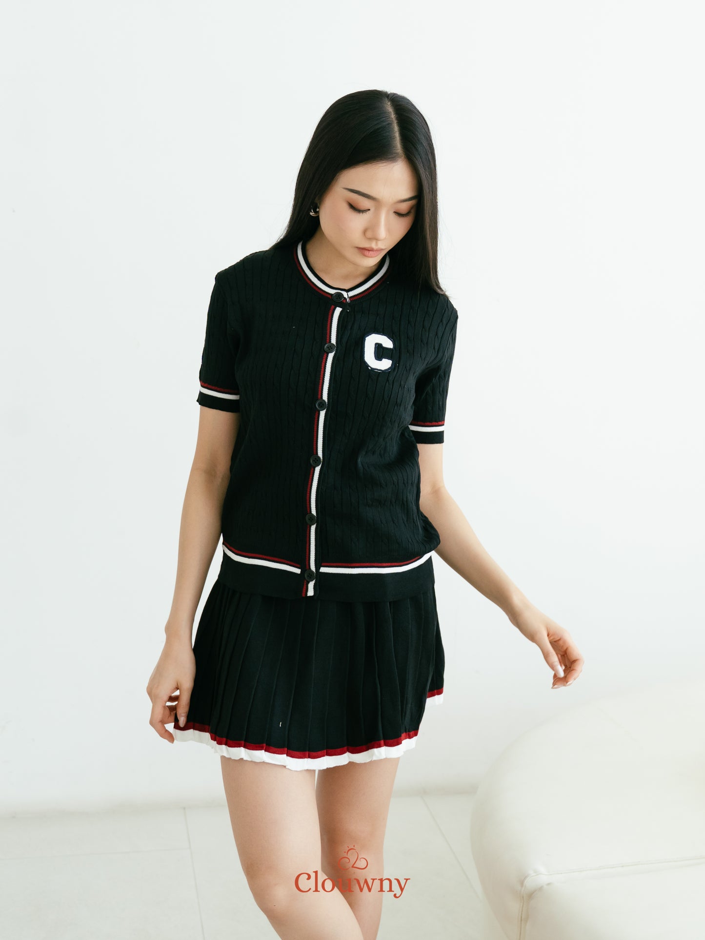 Charlise Knit Set - Black