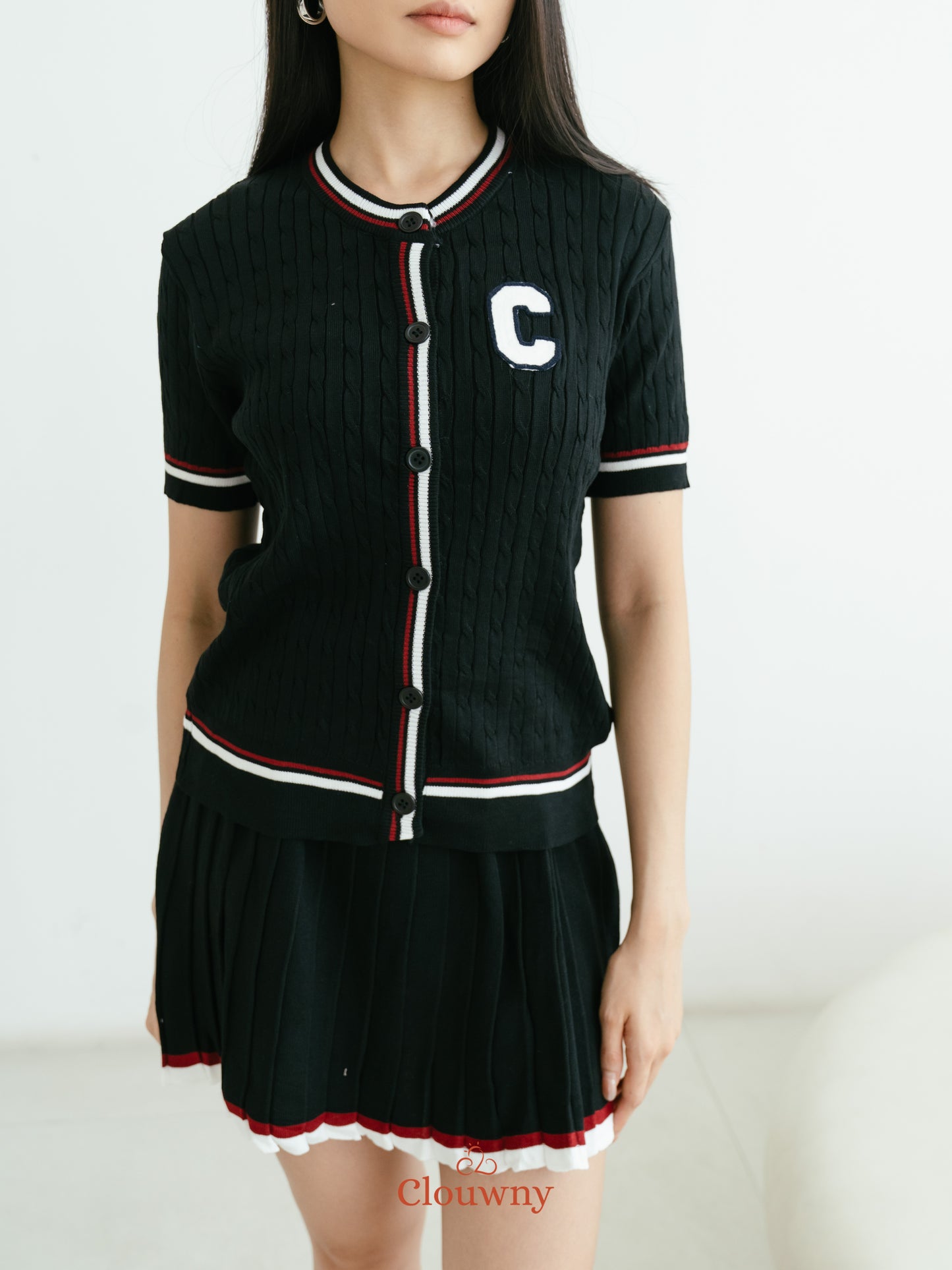 Charlise Knit Set - Black