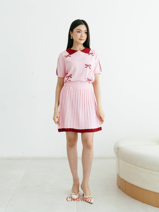 Thea Ribbon Set - Pink