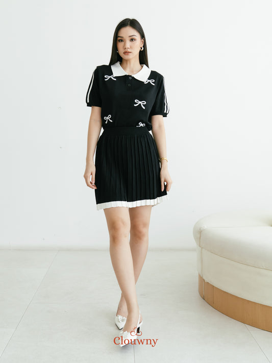 Thea Ribbon Set - Black