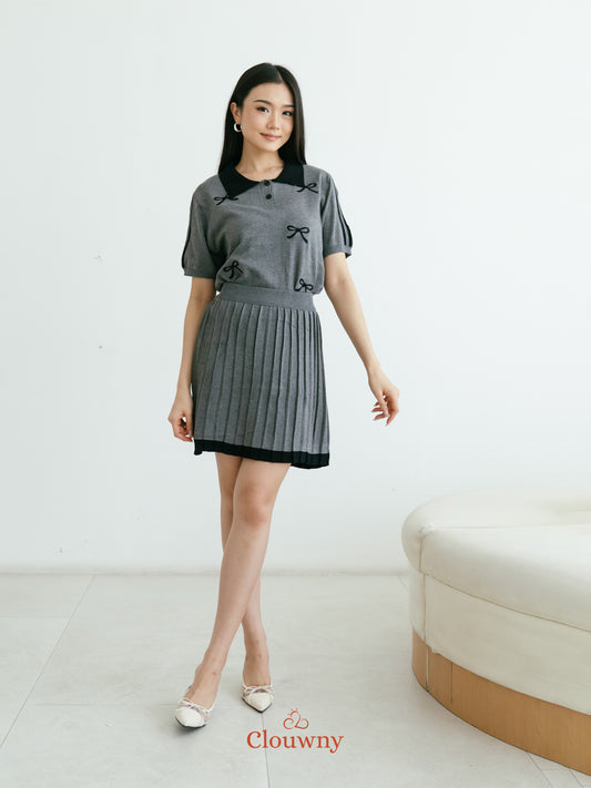 Thea Ribbon Set - Grey