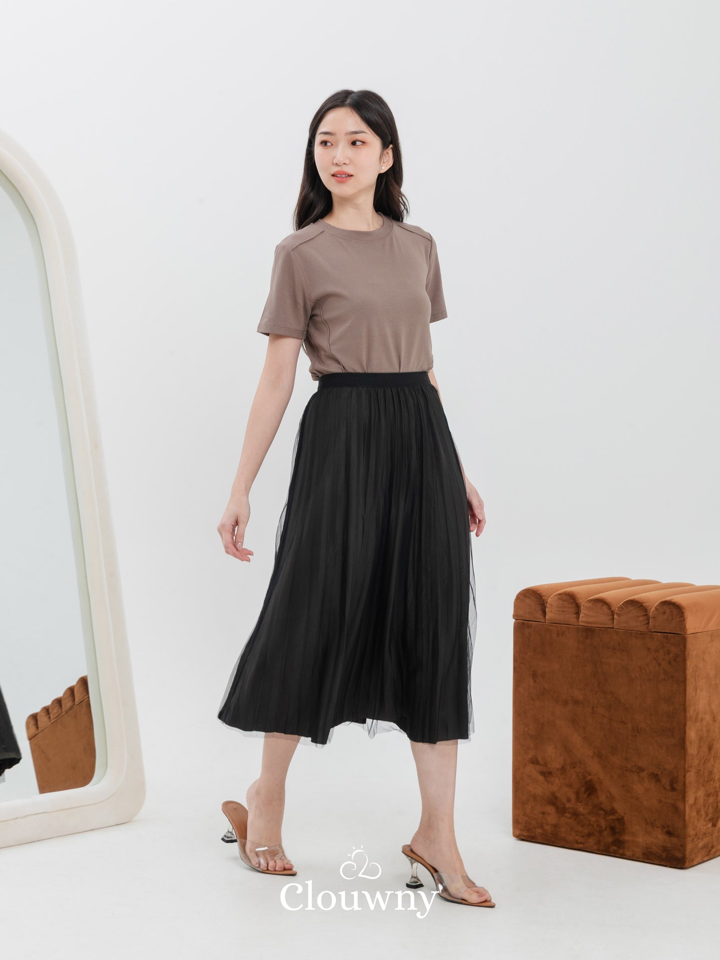 Velvet Tutu Skirt - Army