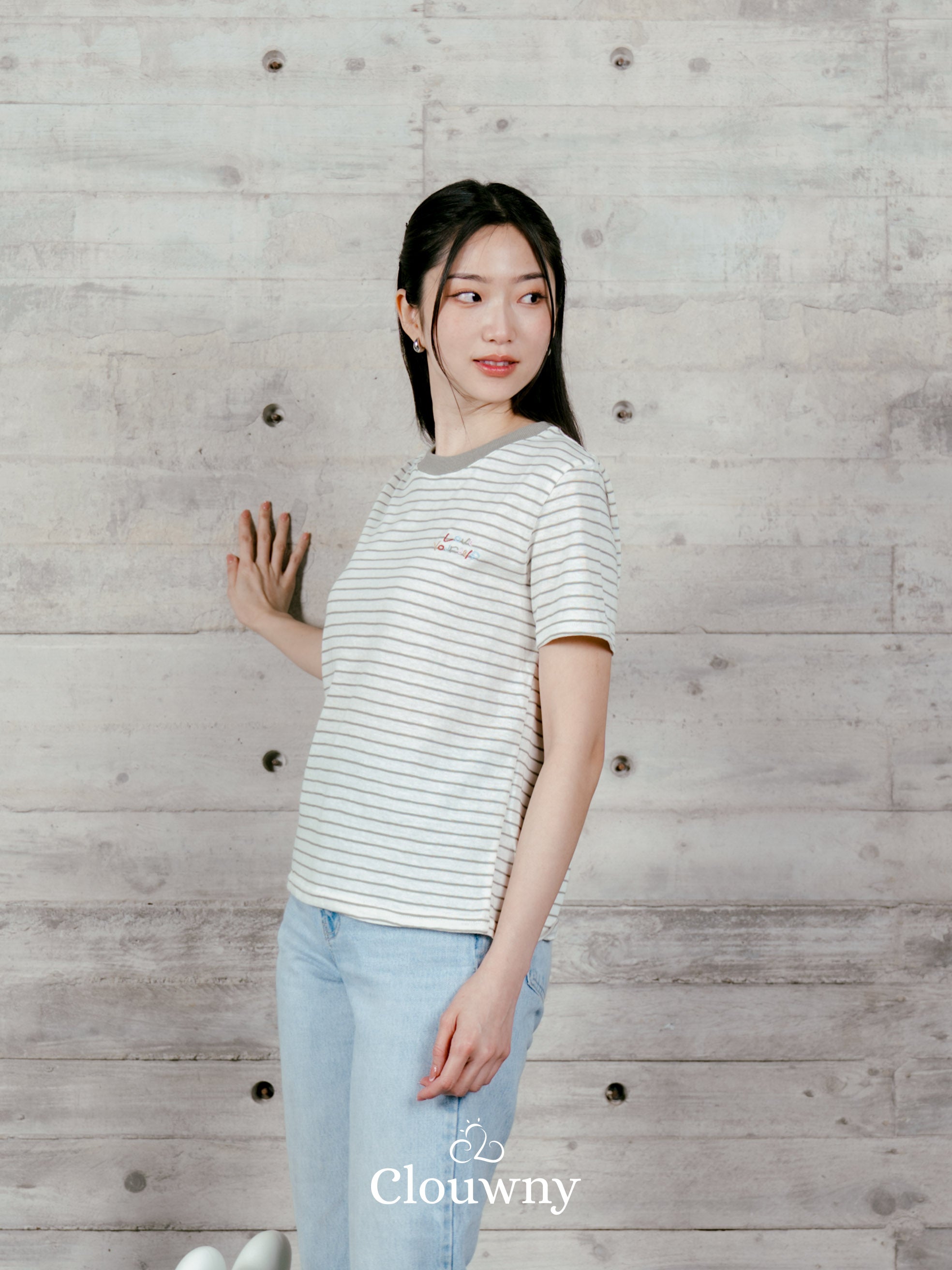 Love Stripes Tshirt - Green