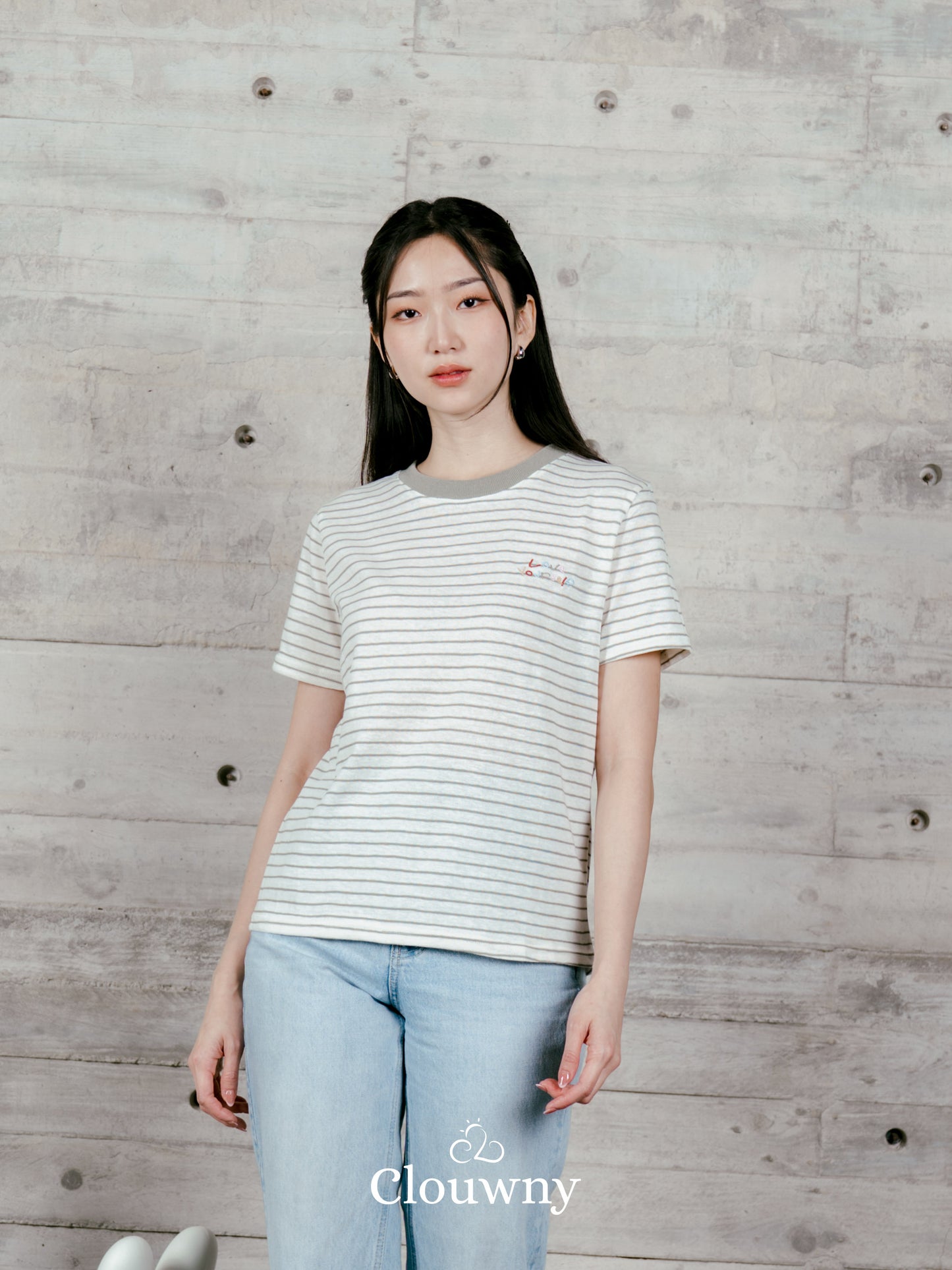 Love Stripes Tshirt - Green