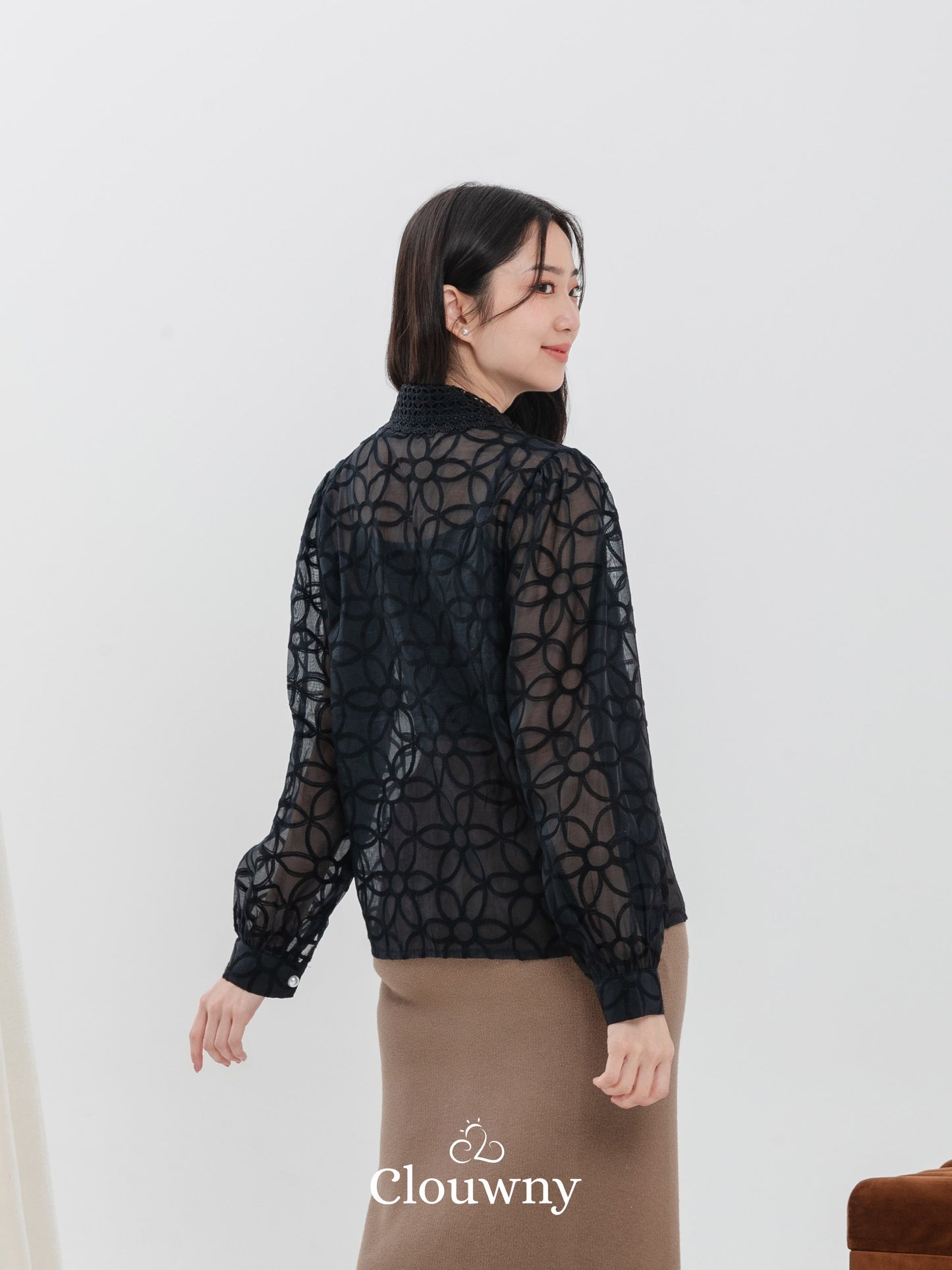 Florence Lace Top - Black