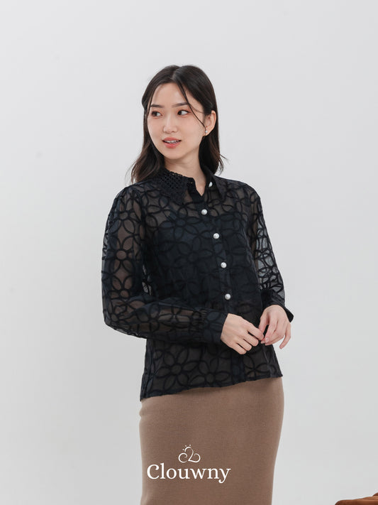 Florence Lace Top - Black