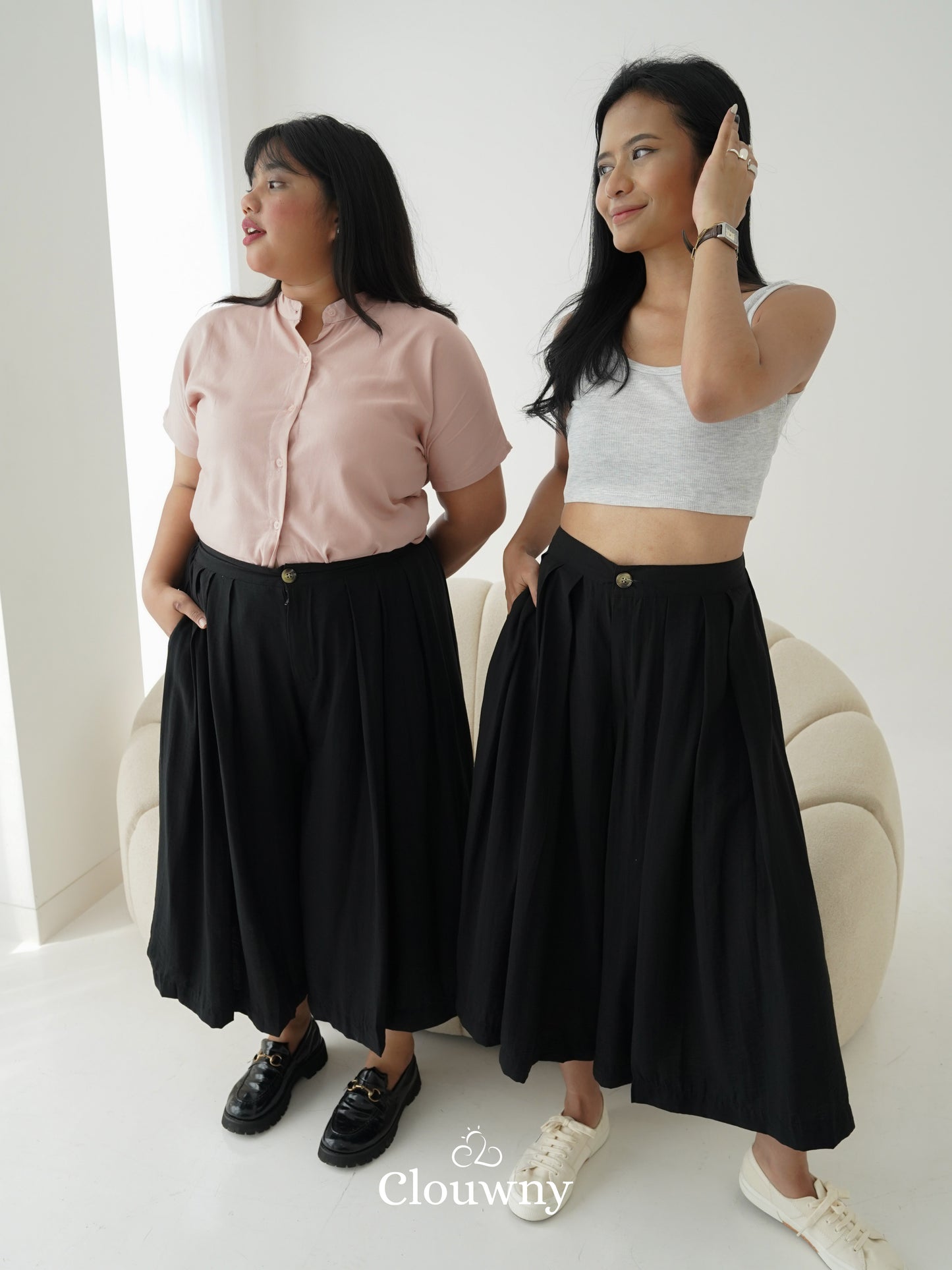 Jenna Cullotes Pants - Black