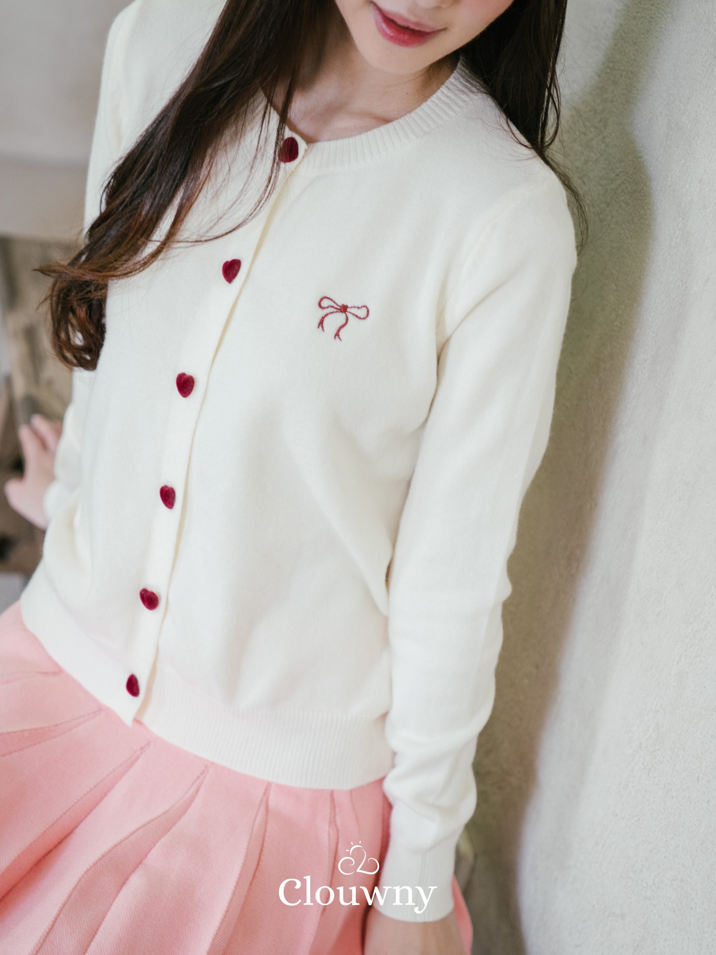 Chantal Knit Cardigan - Broken White