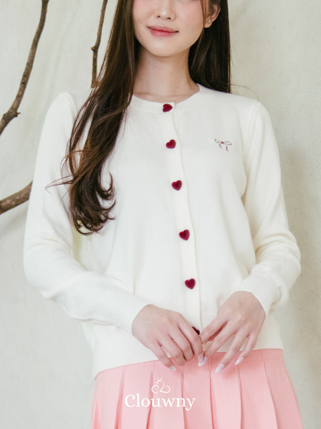 Chantal Knit Cardigan - Broken White