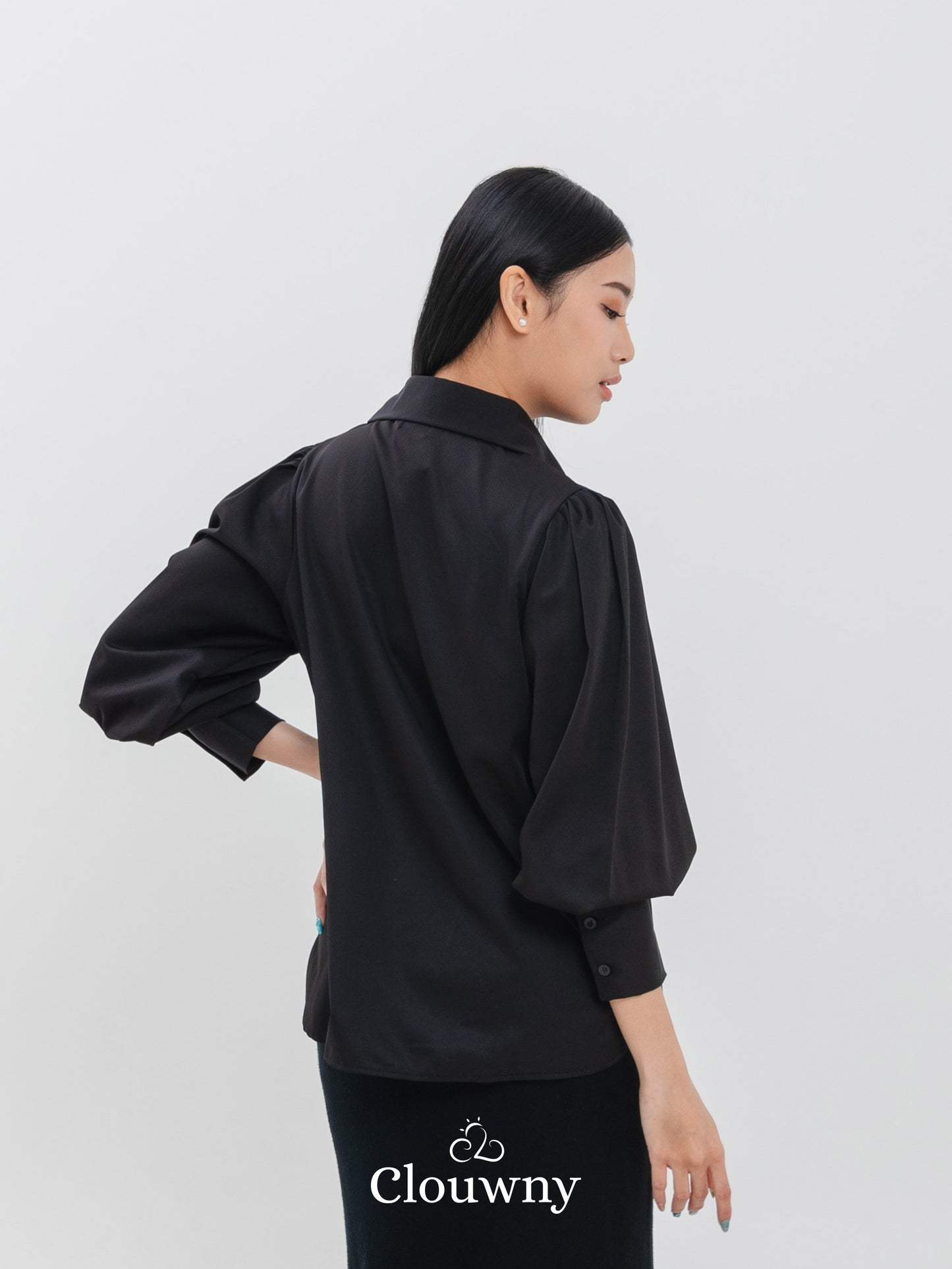 Shanika Shirt Longsleeve - Black