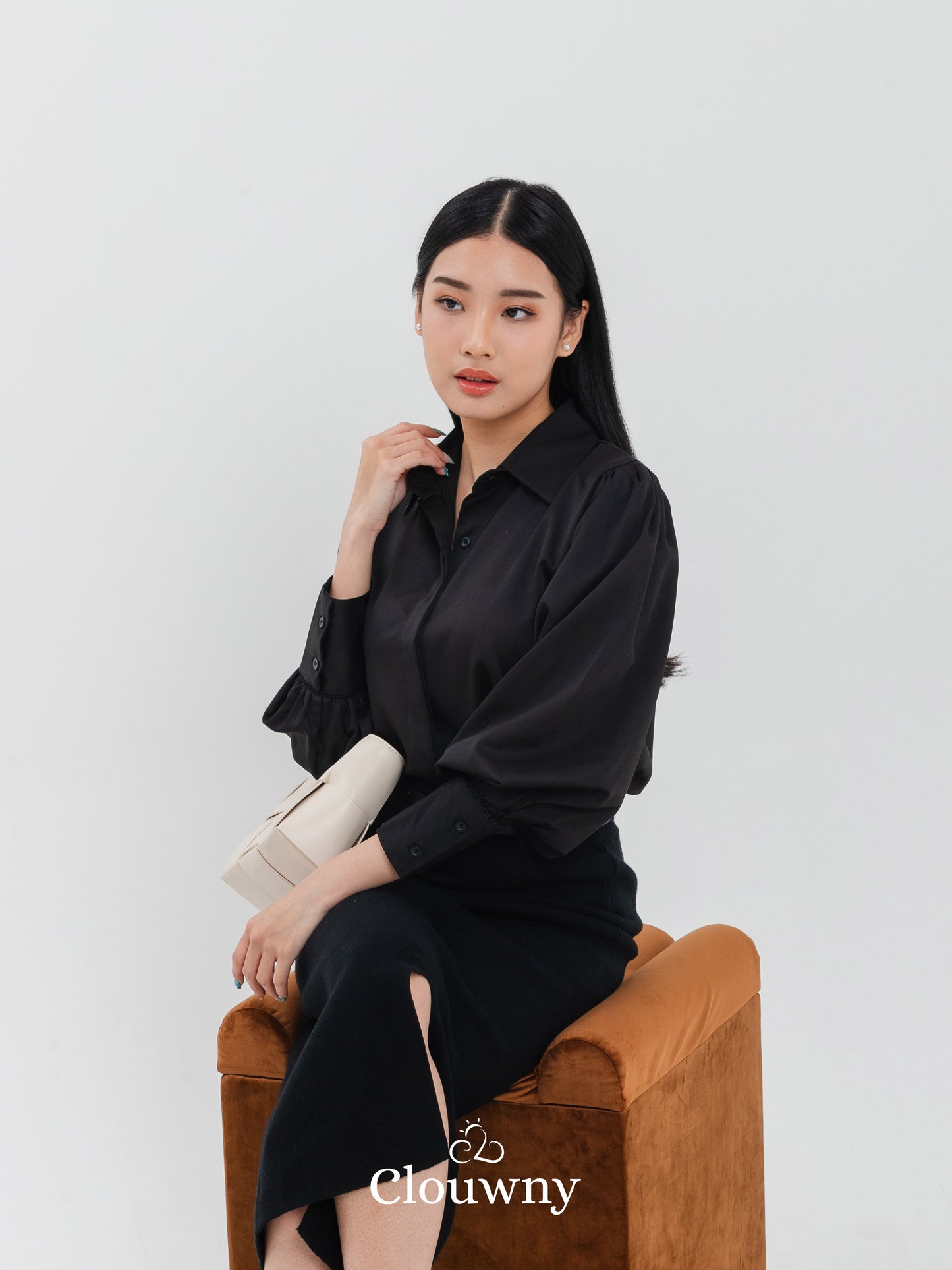 Shanika Shirt Longsleeve - Black