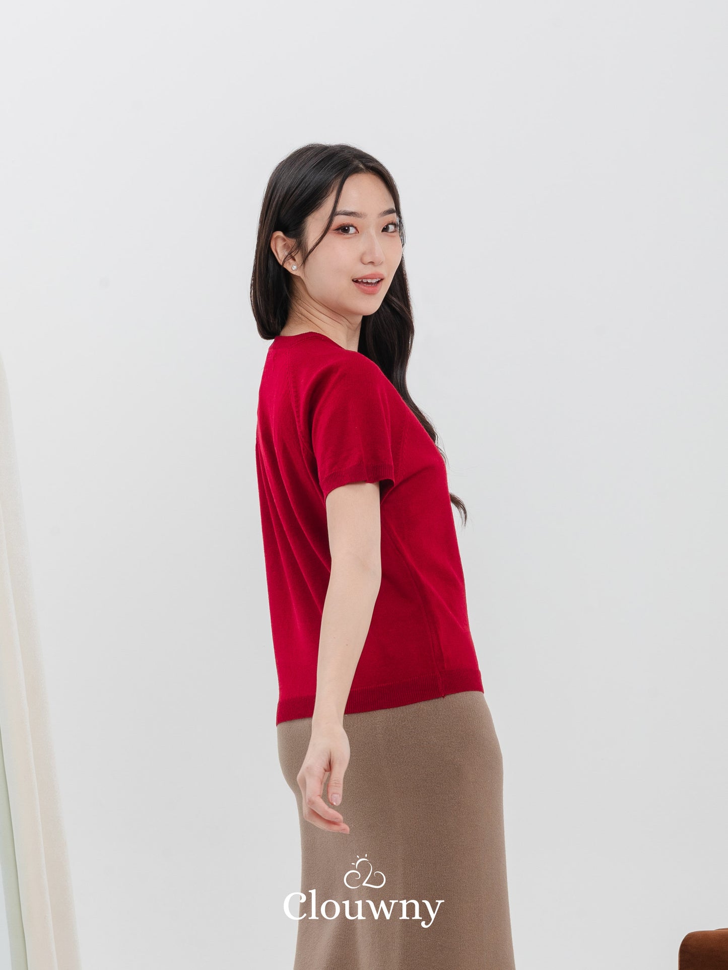 Sona Heart Top - Maroon