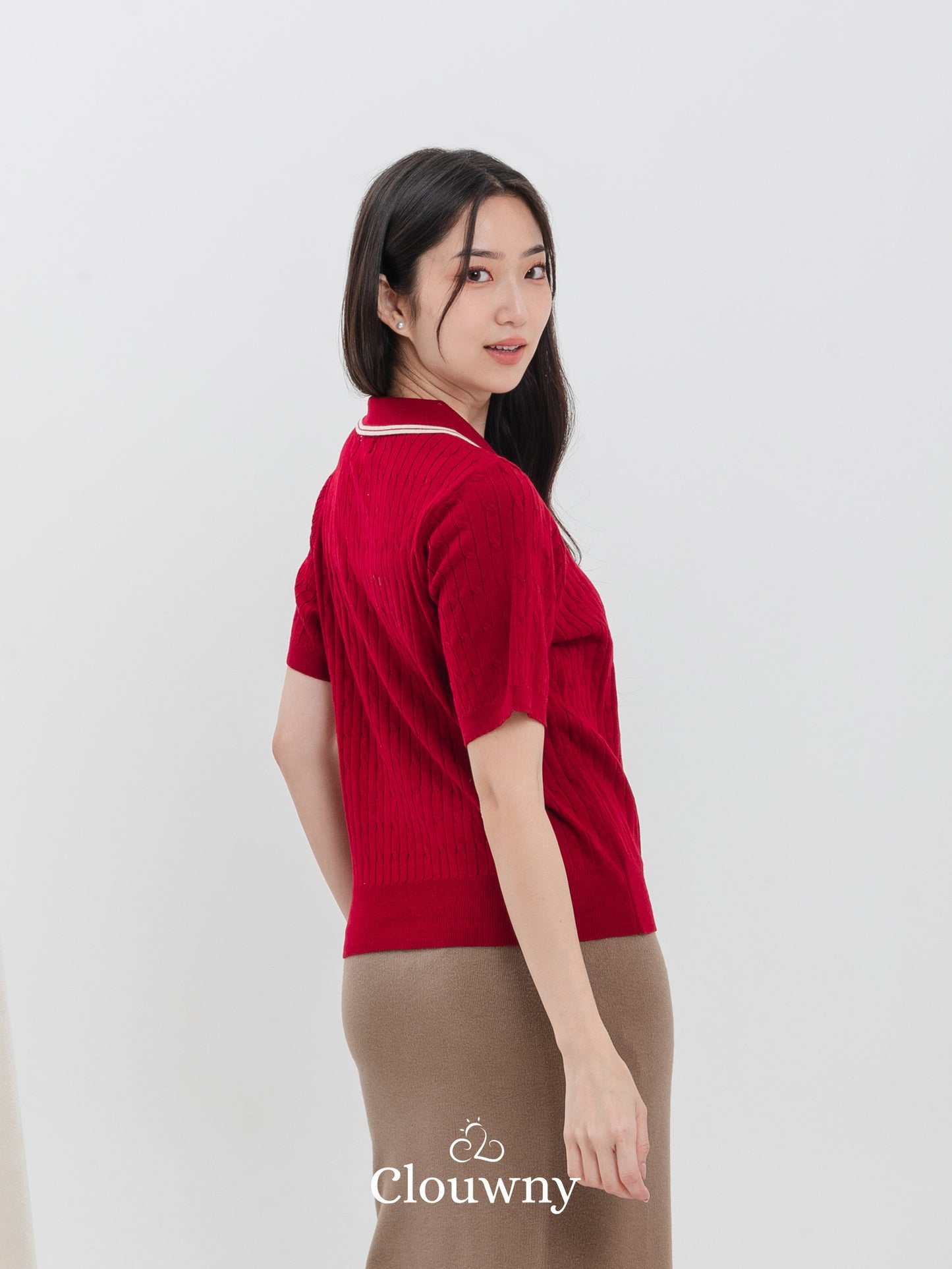 Dorothy Polo Top - Maroon