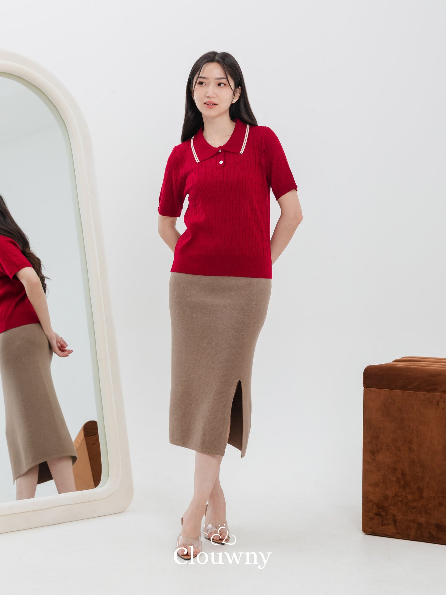 Dorothy Polo Top - Maroon