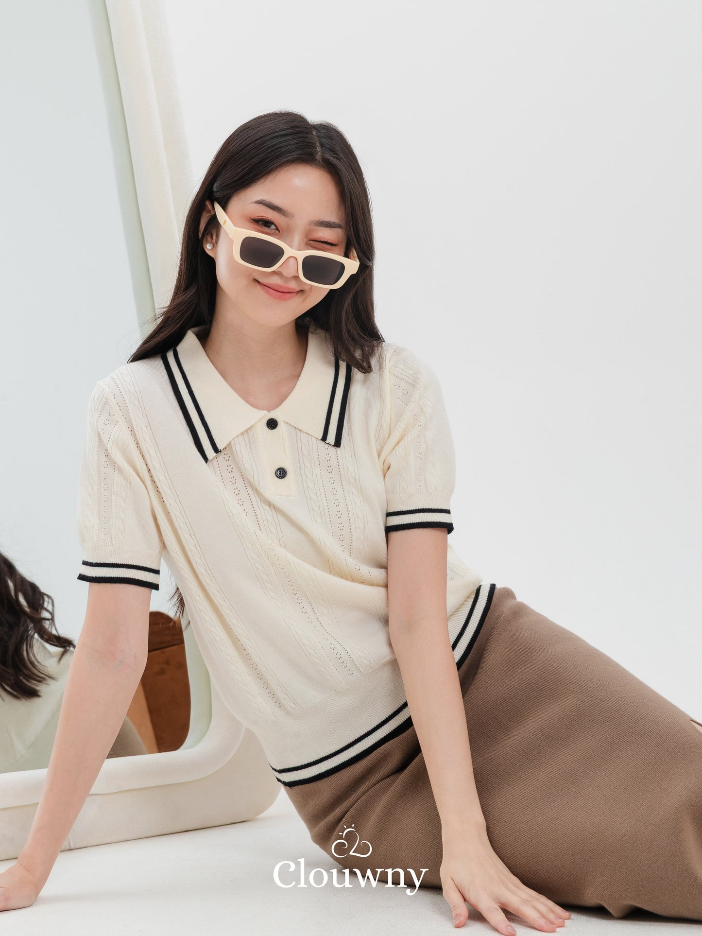 Harmel Knit Top - Broken White