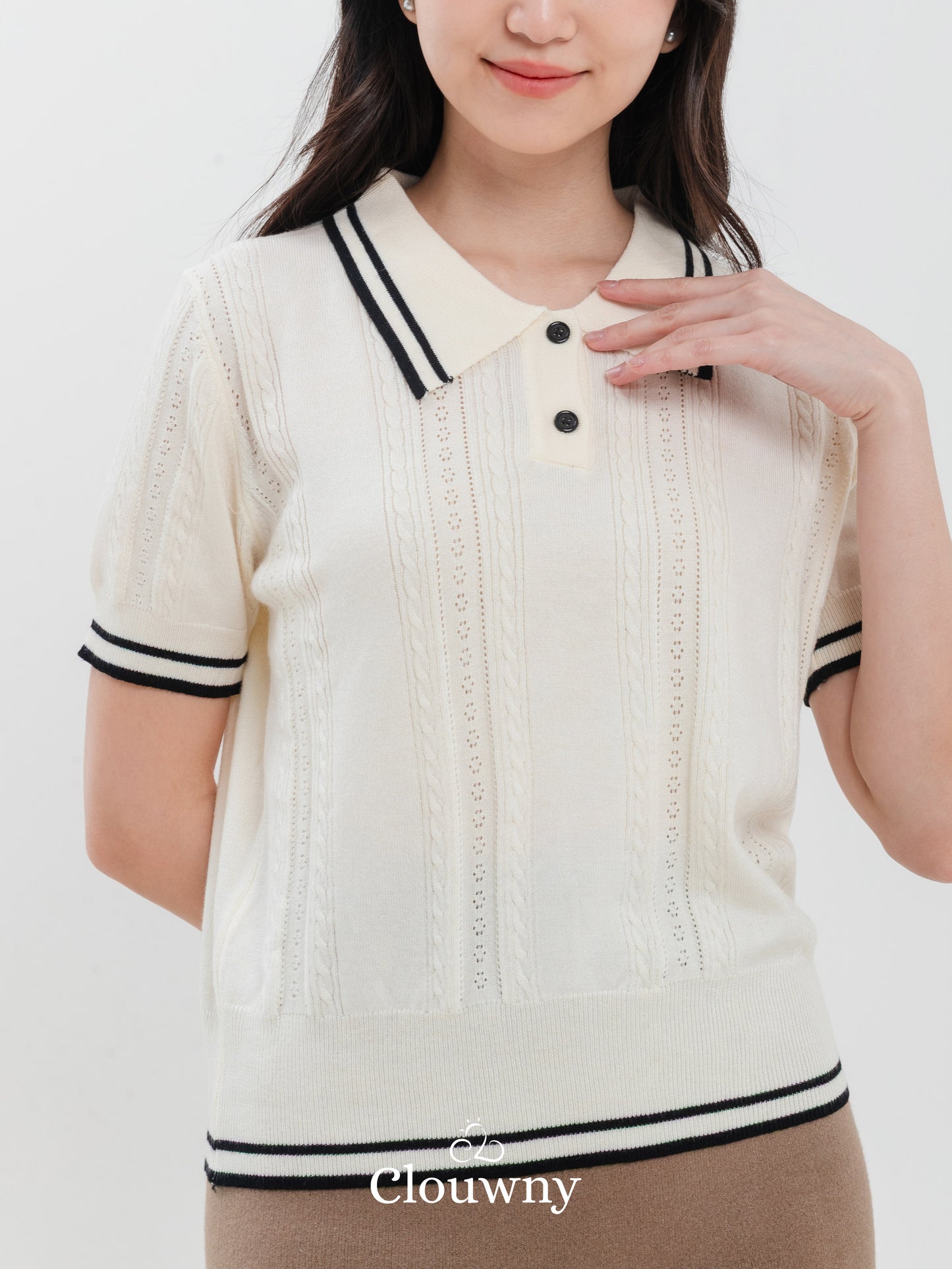 Harmel Knit Top - Broken White