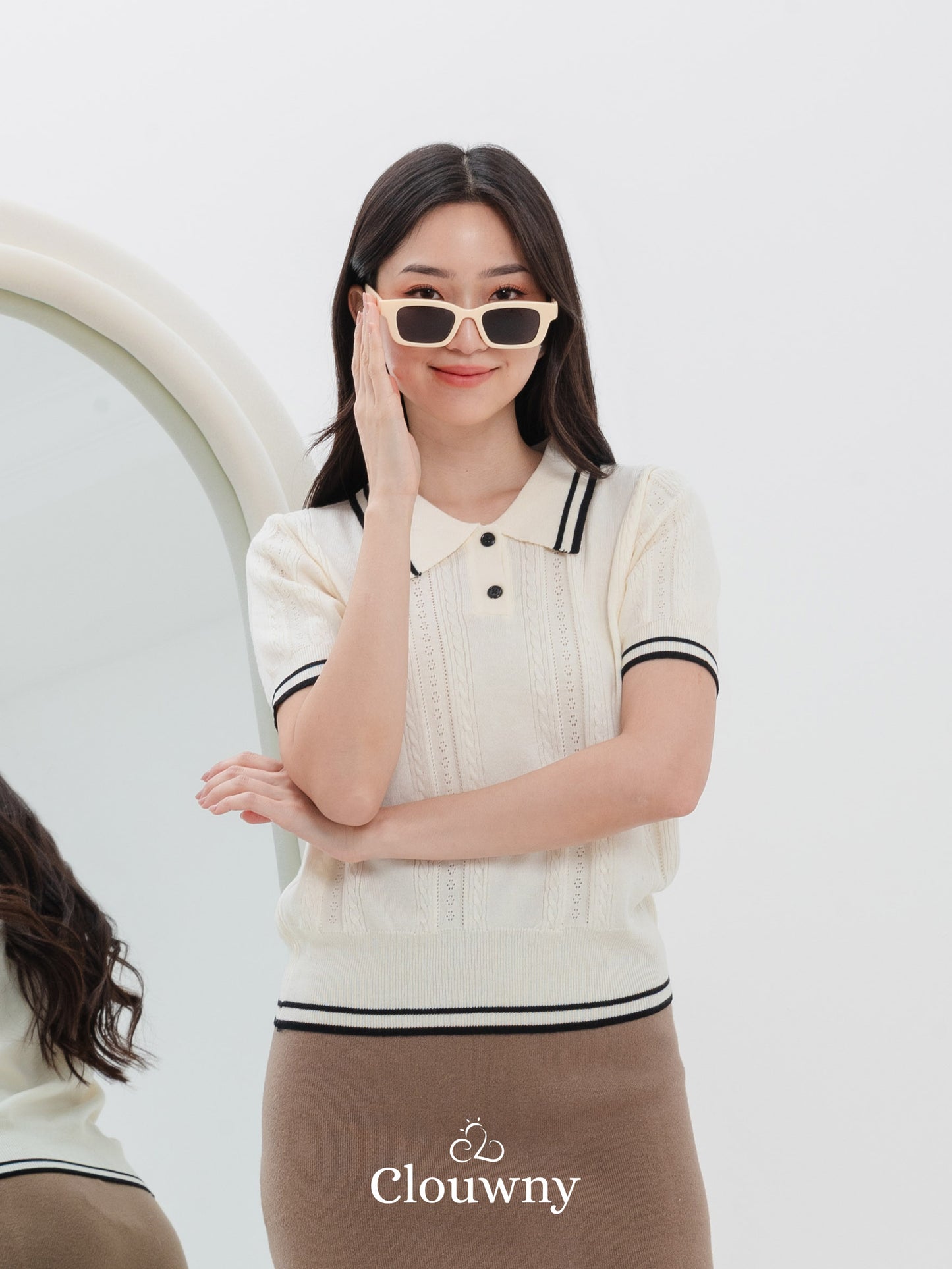 Harmel Knit Top - Broken White